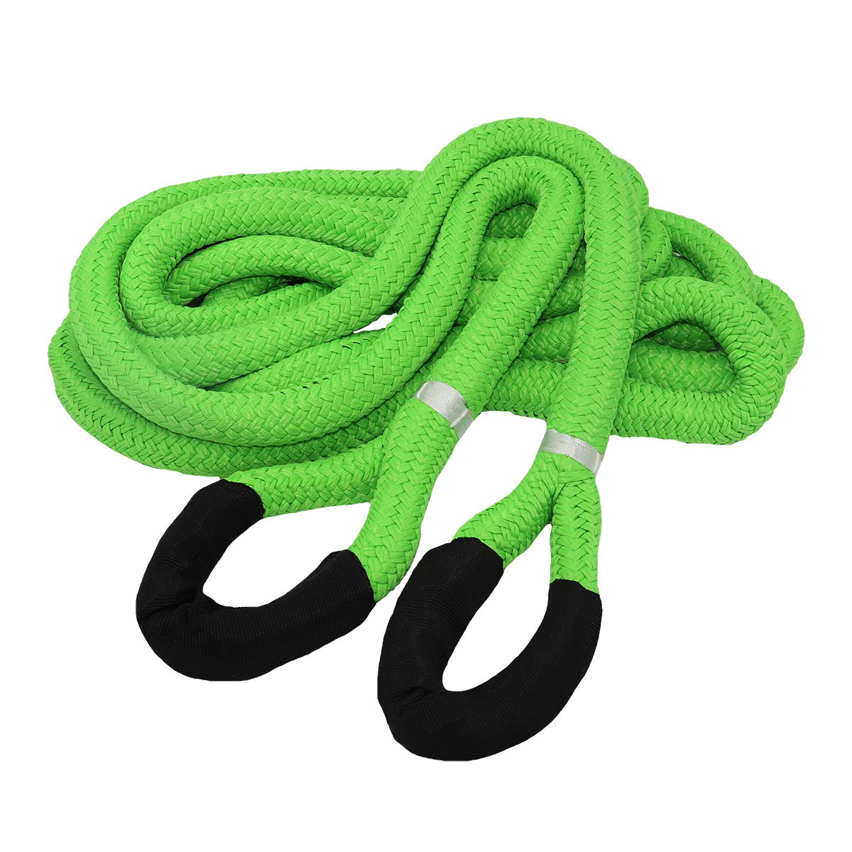 Grip - 20 Ft X 7/8 In Kinetic Energy Recovery Rope - Mesh Netting Storage Bag - Breaking Capacity: 10,985 Lbs - Truck, Atv, Jeep