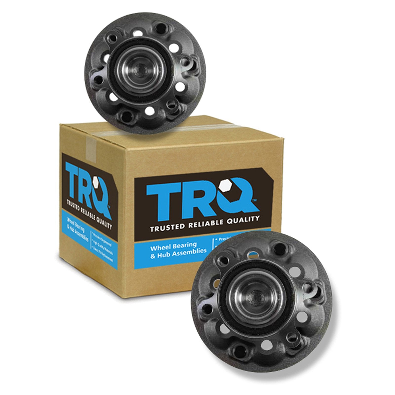 Trq Front Wheel Hub Bearings Assembly Set Compatible With 2009-2012 Chevrolet Colorado Gmc Canyon