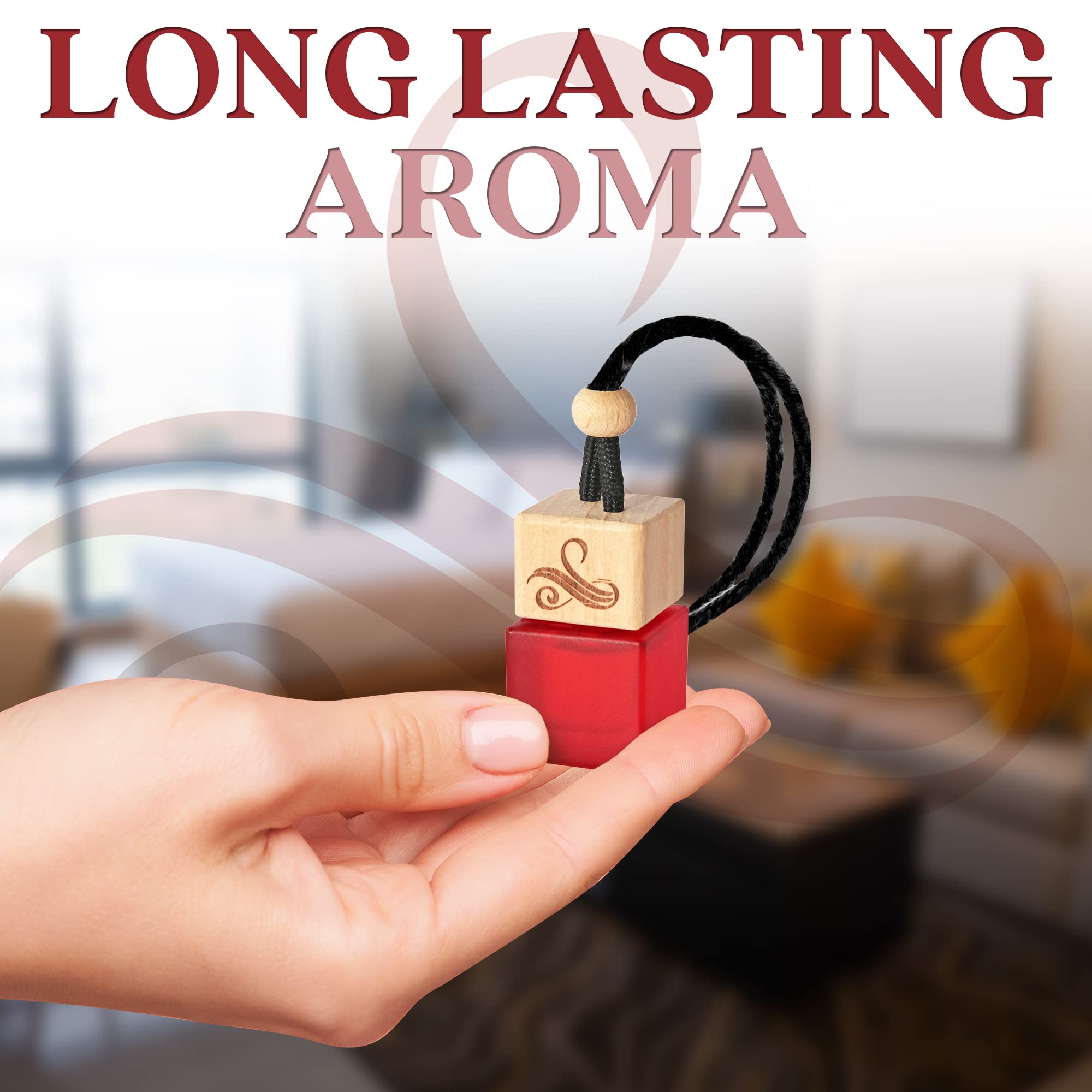 Black Opium Car Air Freshener For Women | Perfume Style Car Scents Air Freshener With Vent Clip | Strong Car Perfume Air Freshen