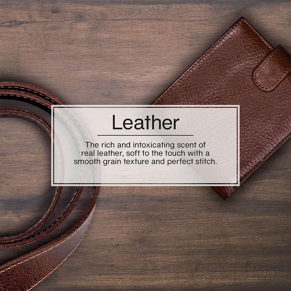 Little Trees Car Air Freshener | Hanging Paper Tree For Home Or Car | Leather Scent | 3 Pack
