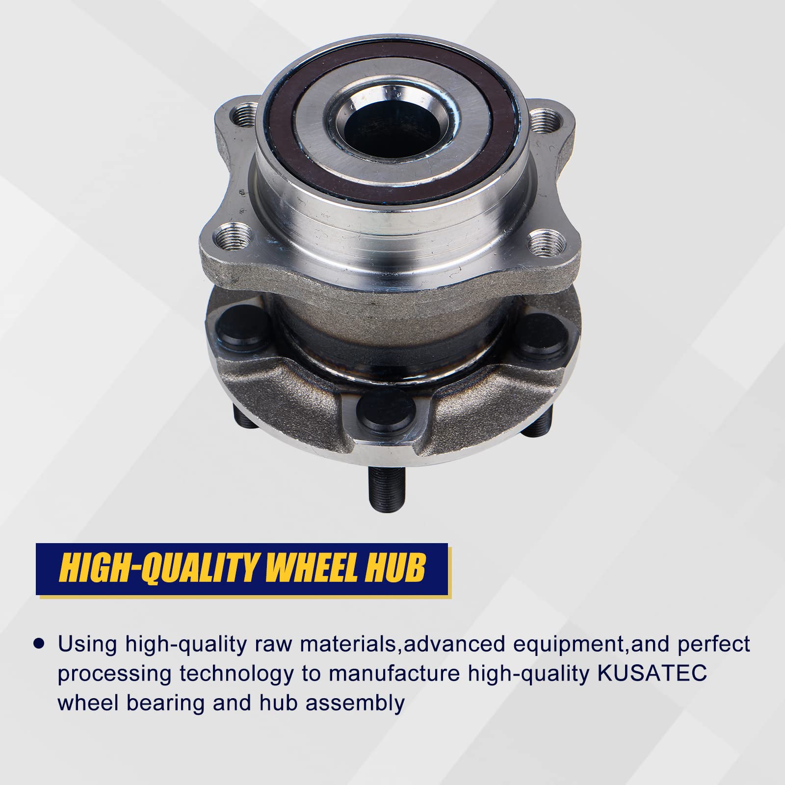 KUSATEC 512401 2pcs Rear Wheel Bearing and Hub Assembly 2PCS Compatible with Scion FR-S, Subaru BRZ, Subaru Forester Legacy Outb