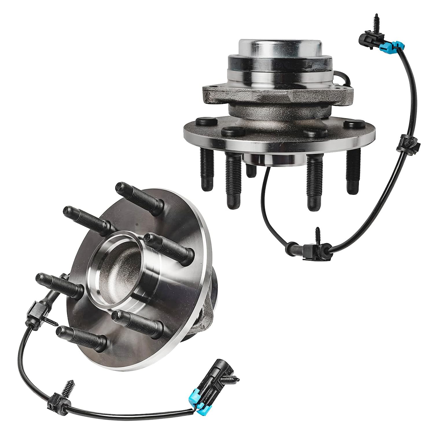 Detroit Axle - 2Wd Front Wheel Bearing Hubs For Chevy Gmc Silverado Sierra Avalanche Yukon Xl 1500 Hd Tahoe Savana Express 2500
