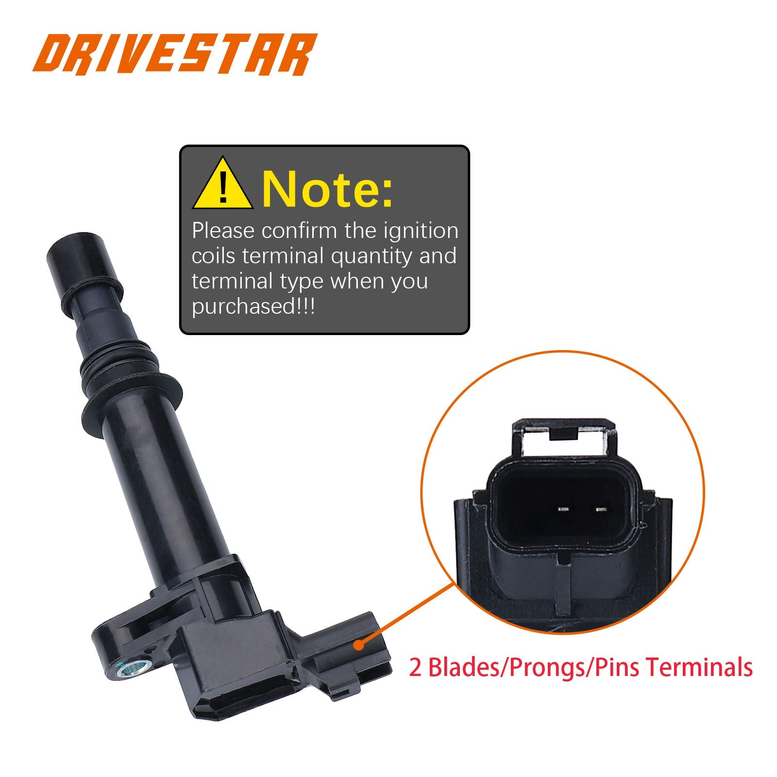 Drivestar Uf270 Ignition Coil Pack For Dodge Dakota/Durango/Ram 1500 / Nitro, For Jeep Commander/Raider/Grand Cherokee/Liberty 4.7L 3.7L