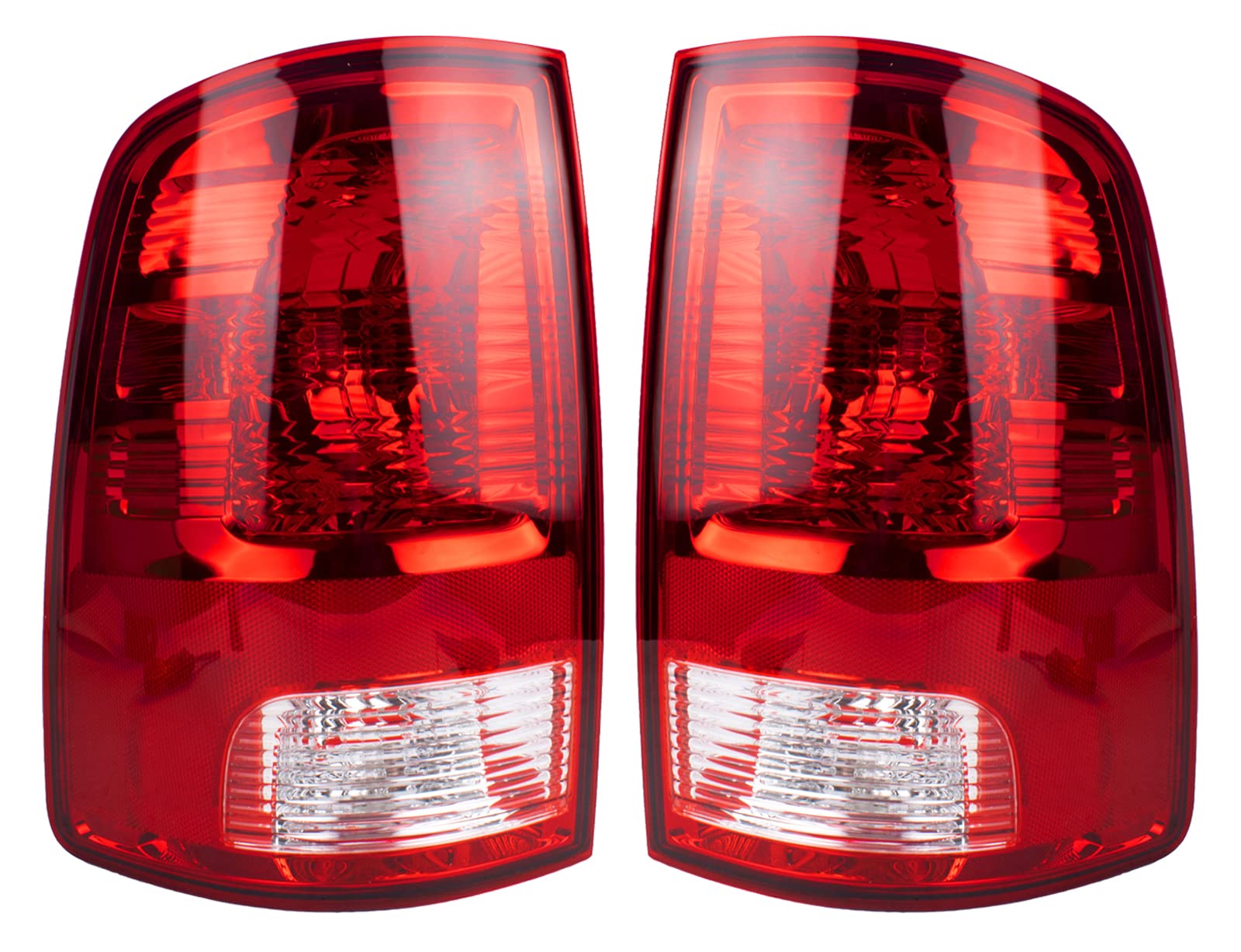 Boine Compatible With 2009-2018 Dodge Ram 1500 2500 3500 Pickup Driver And Passenger Side Tail Light - Bulb Included