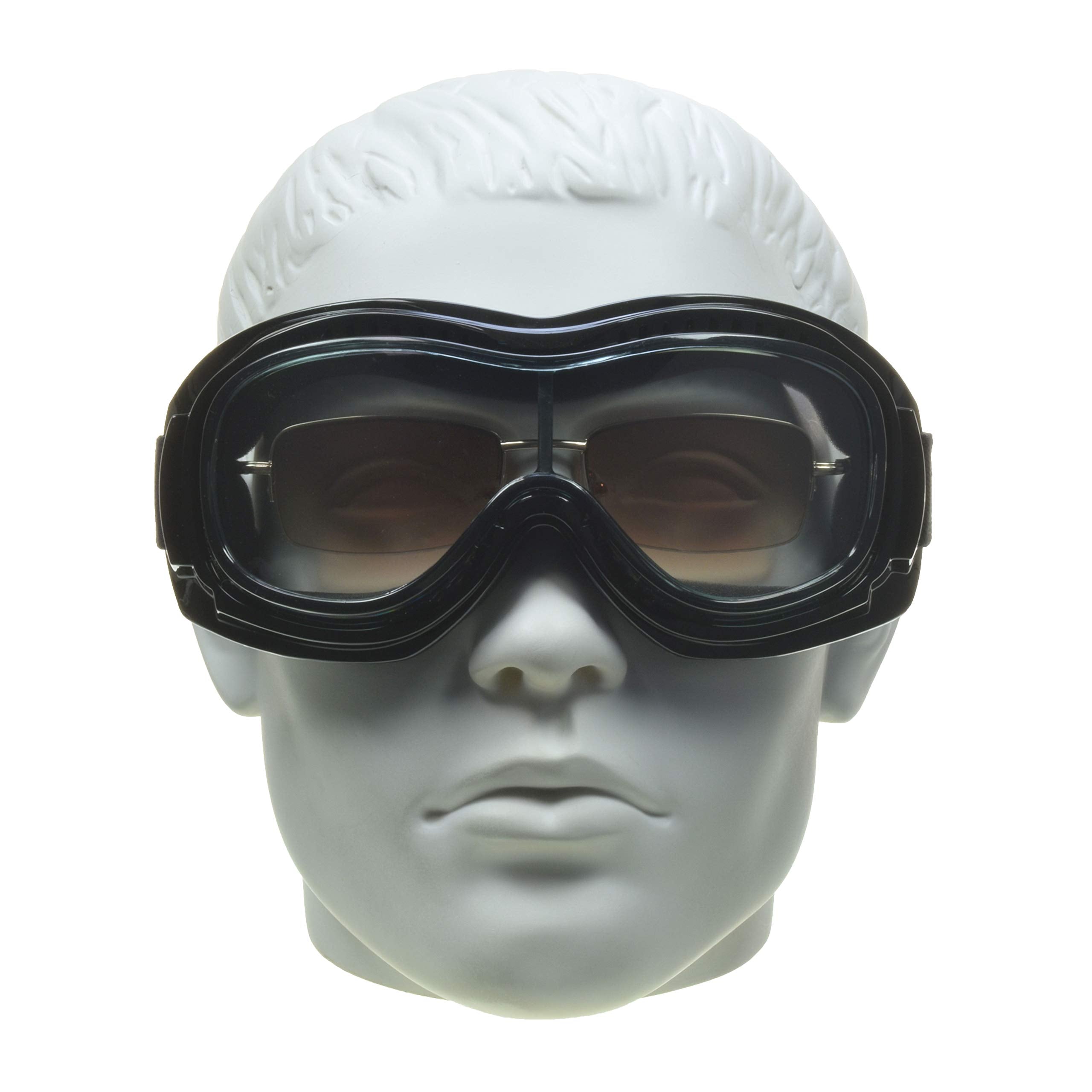 Bikershades Fit Over Goggles For Eye-Glasses Clear Motorcycle Riding Cycling Skiing Sky Diving Indoor Outdoor Work