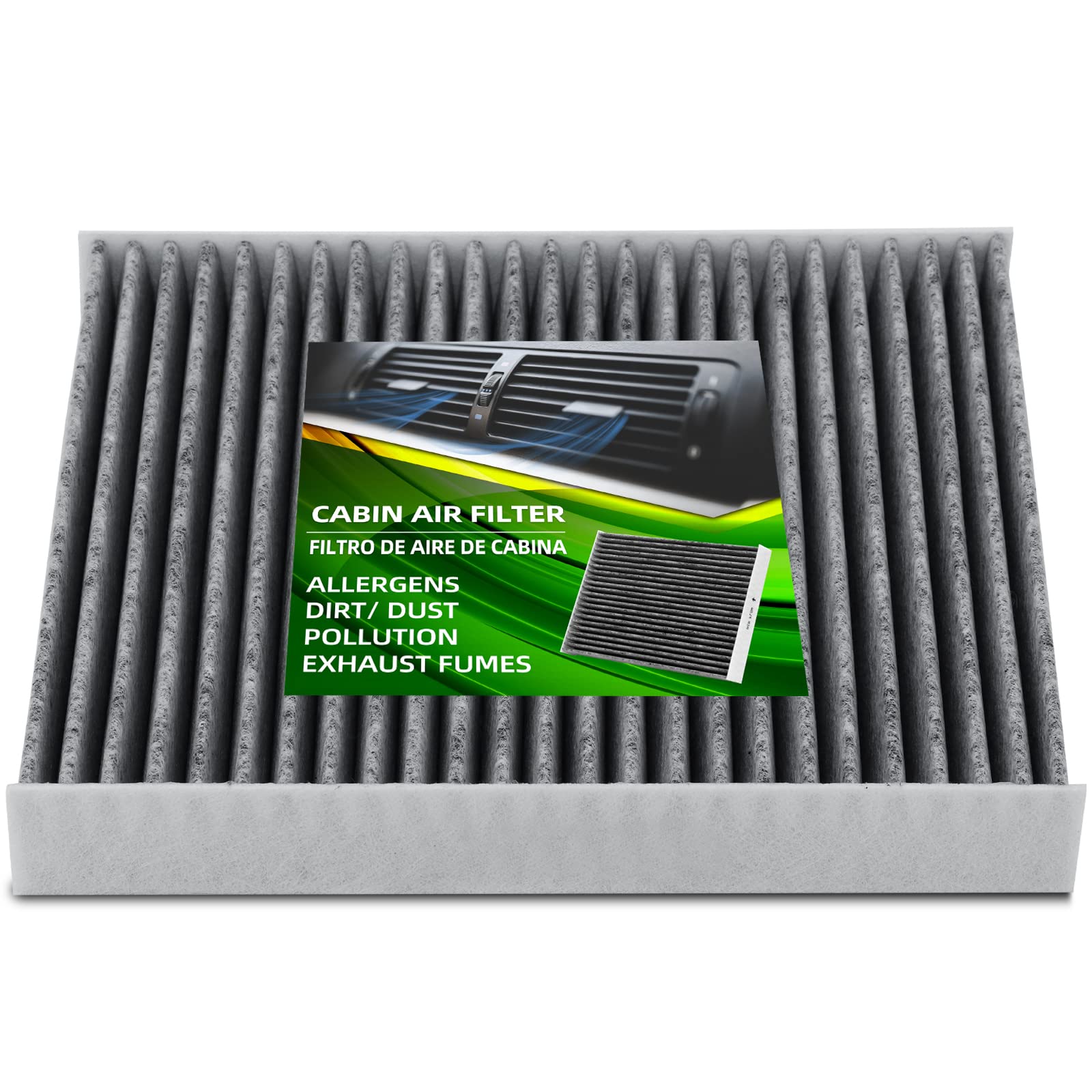 KARCOCA CF12157 Premium Cabin Air Filter With Activated Carbon Compatible with LEXUS ES350 ,TOYOTA HIGHLANDER,RAV4,PRIUS,CAMRY, 