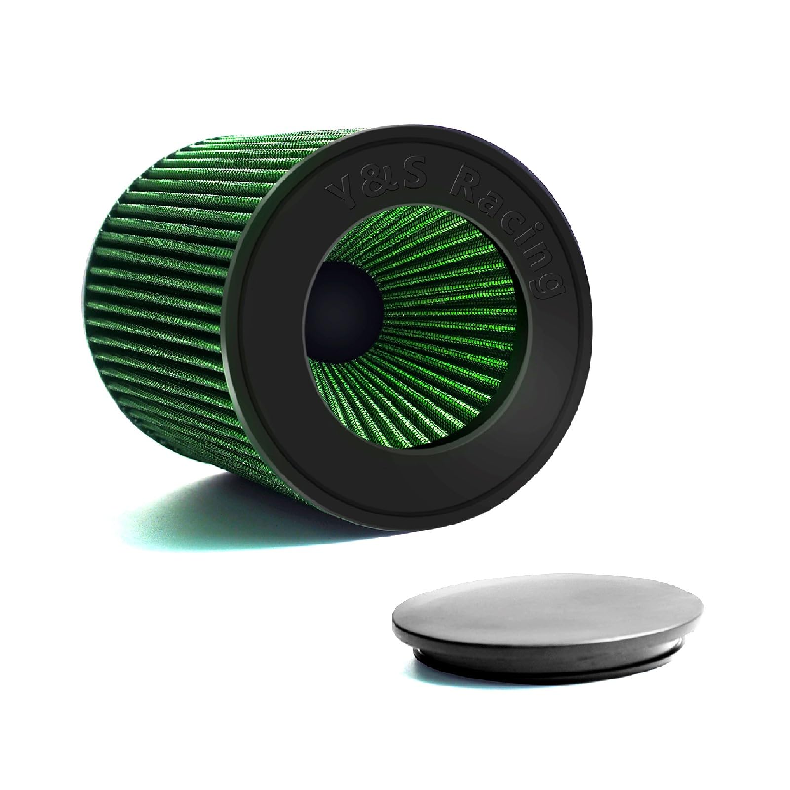 STRECOS High Performance Air Filter Intake Compatible With 2009-2018 Ford Focus ST RS Accessories, Air Intake Filter, Green Colo