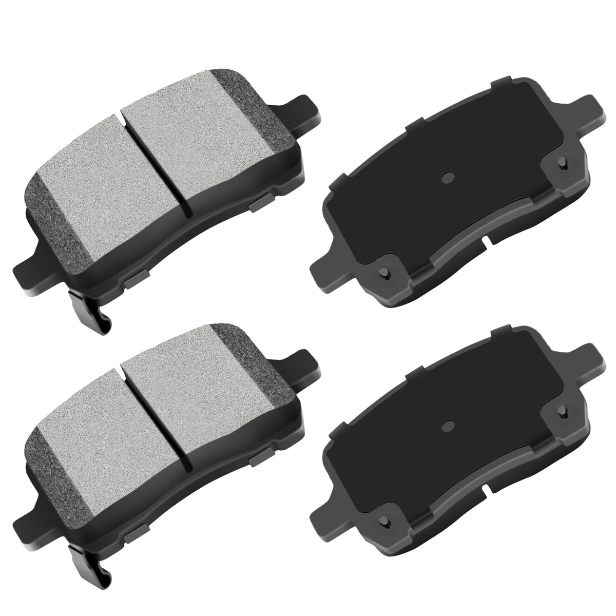 Cciyu D1028 Front Ceramic Brake Pads Kits 4Pcs Fit For Chevy Cobalt,Hhr,For Malibu,For Pontiac G5,G6,Pursuit,Solstice,For Saturn