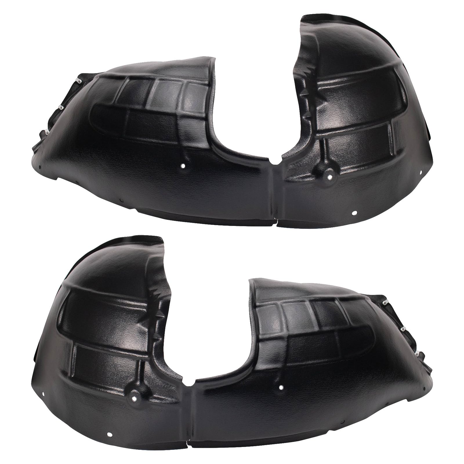 Trq Front Inner Fender Liner Set Compatible With 2018-2022 Gmc Terrain Gm1248282 Gm1249282