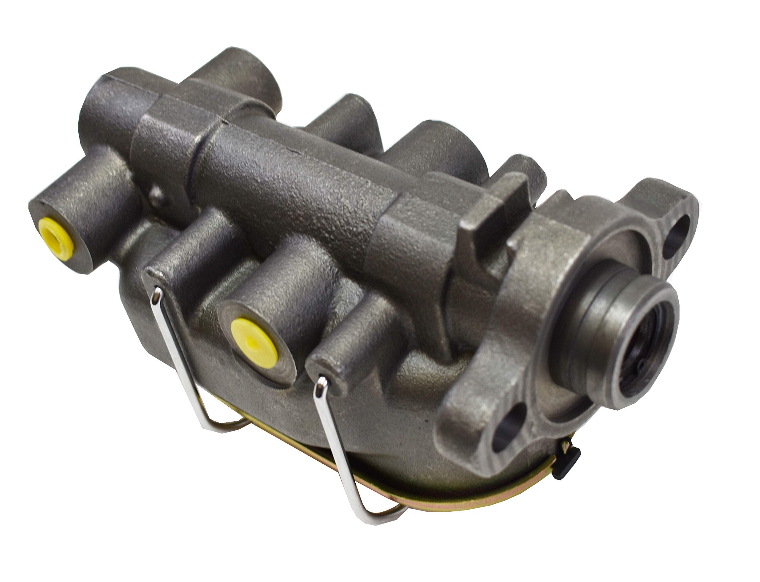 A-Team Performance - 4-Port Cast Iron Corvette Style Master Cylinder Disc/Drum Disc/Disc 9/16' And 1/2' Ports - Compatible With Gm Chevy Chevrolet