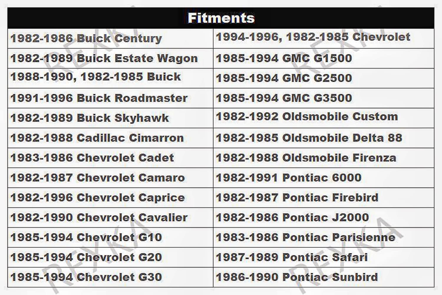 Rexka 15Pcs Door Lock Tailgate Handle Rod Clips For Gm Gmc Buick Chevrolet Oldsmobile 3998009, 9711304 1956-On