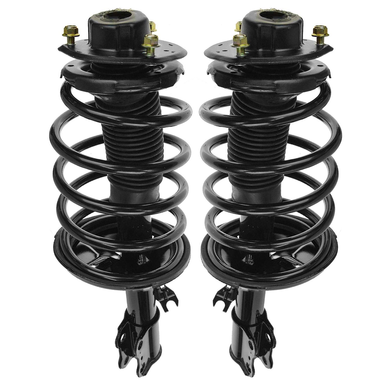 Trq Front Strut & Coil Spring Assembly Set Driver & Passenger Sides Compatible With 98-03 Toyota Sienna