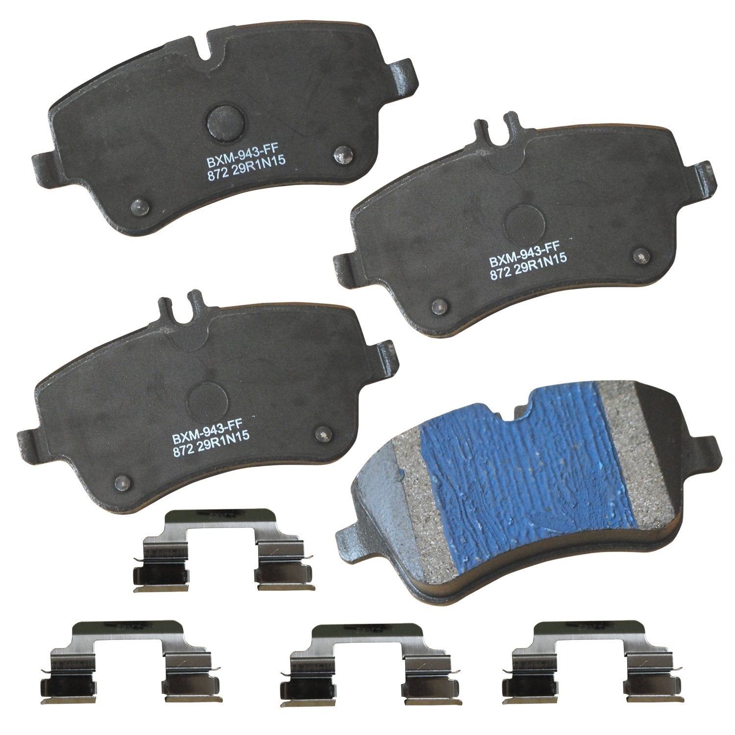 Bendix Premium Sbm872 Semi-Metallic Front Brake Pads For Select Models Mercedes-Benz C200, C230, C240, C280, C320, C350, Cl200,