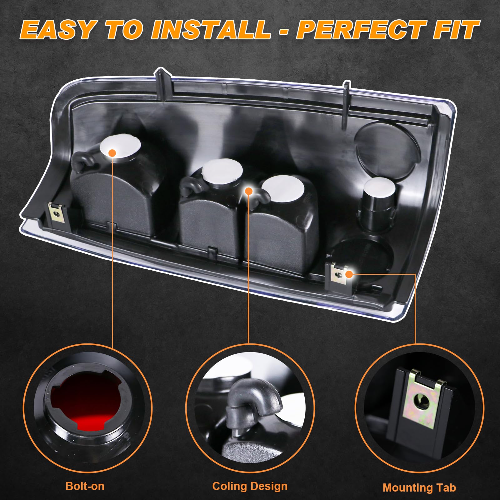 Nakuuly Tail Light Rear Lamp Compatible With 1999-2006 Chevy Silverado 1500 2500 3500 2007 Classic, 1999-2002 Gmc Sierra 1500 25