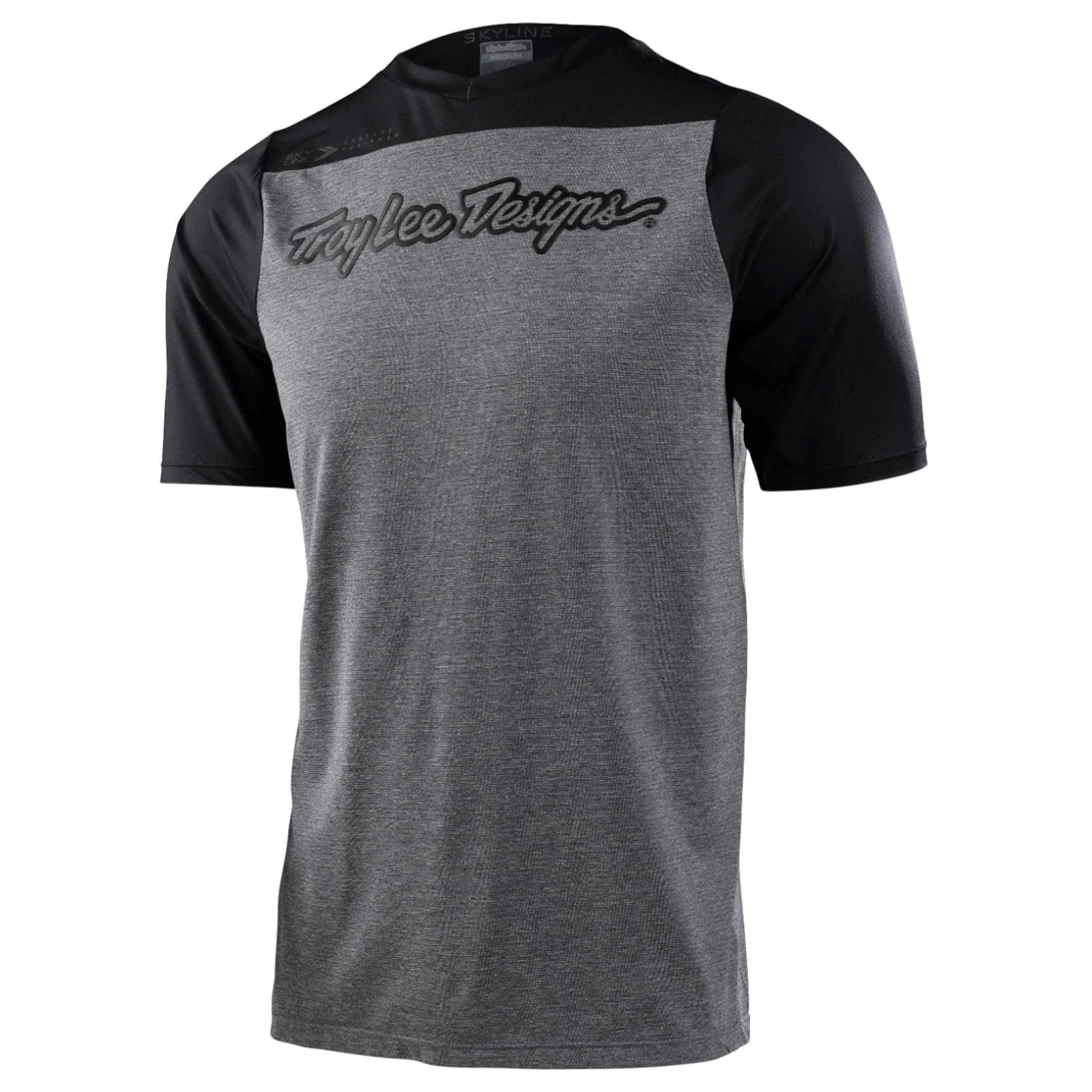 Troy Lee Designs Skyline Short-Sleeve Jersey - Mens Heather Gray/Black, S