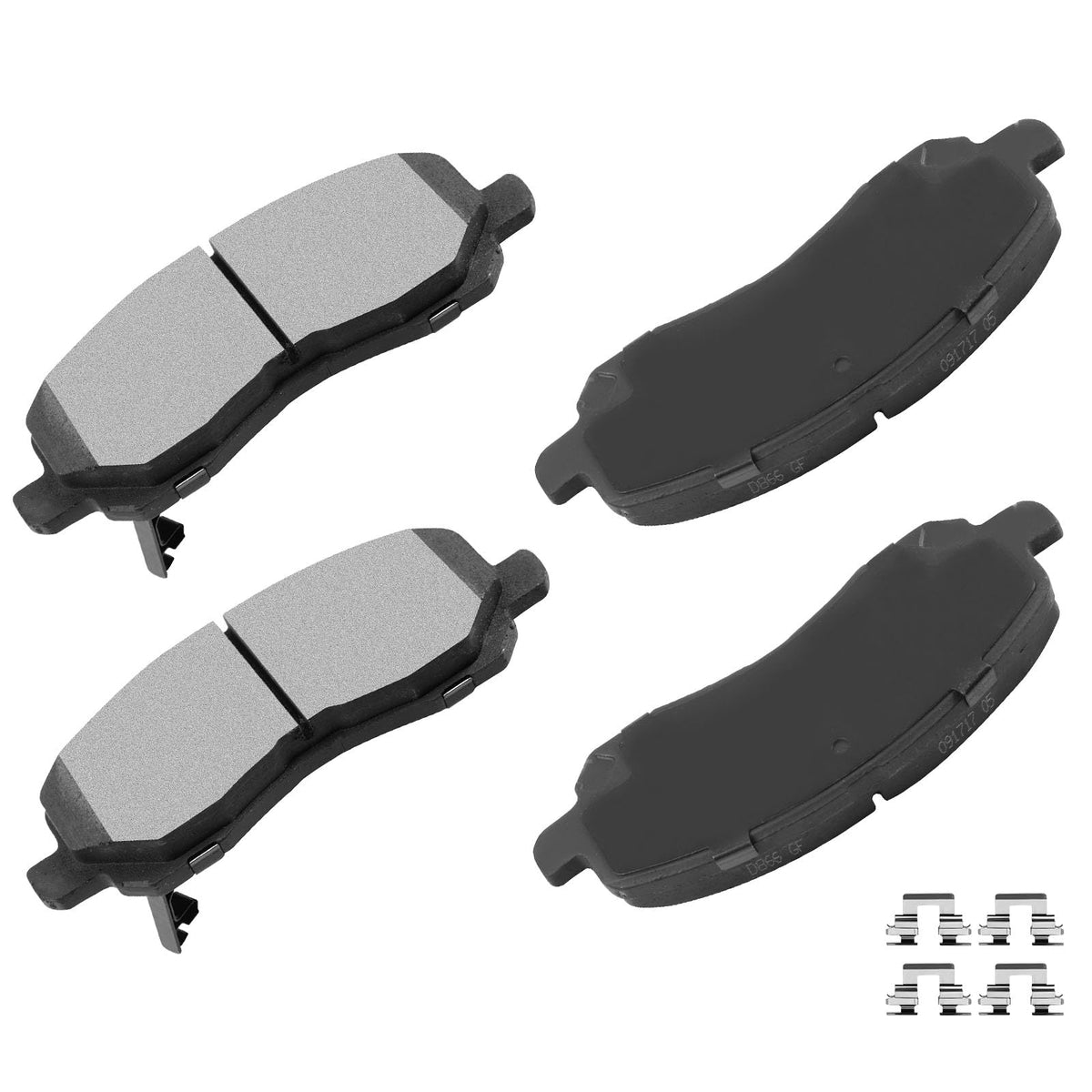 Cciyu D866 Front Ceramic Disc Brake Pads Kit For Chrysler 200 Sebring For Dodge Avenger Caliber Stratus For Jeep Compass Patriot