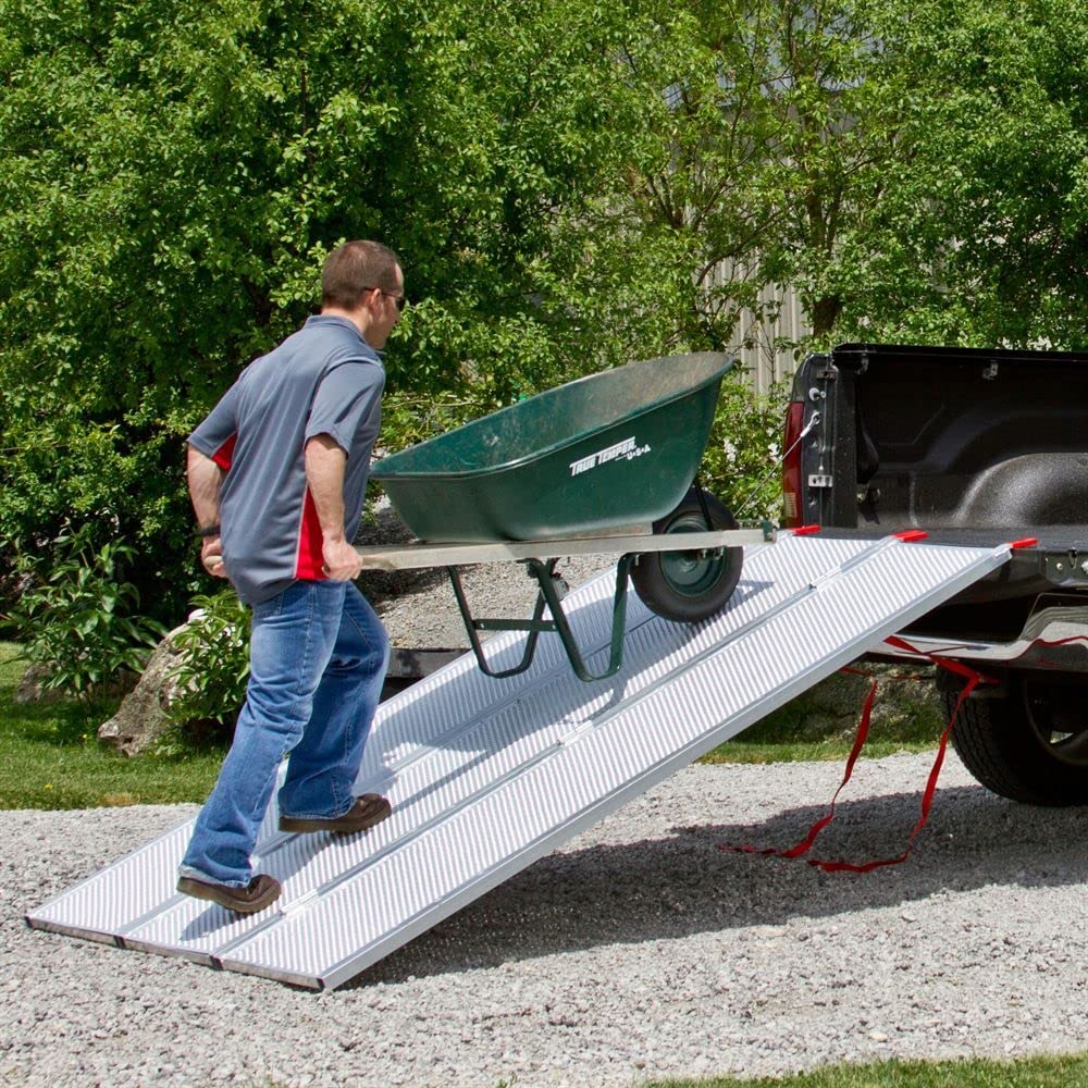 Black Widow 94'' X 54'' Solid Surface Folding Atv Pickup Truck Ramp