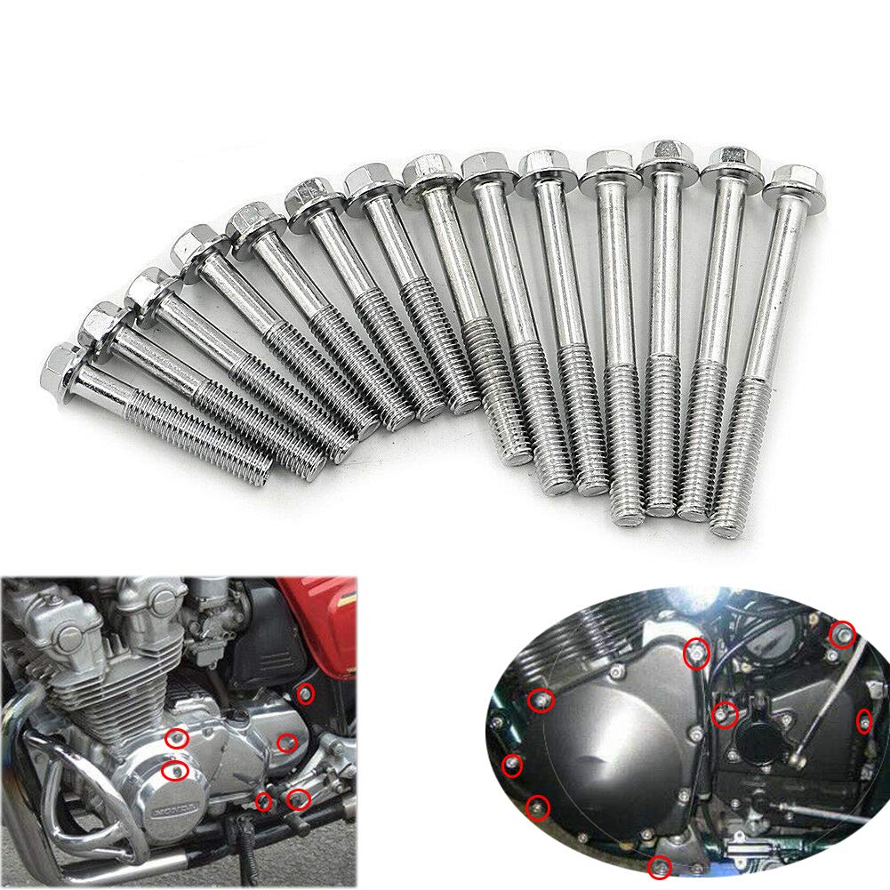 Autovic Engine Side Case Screws Bolts For Honda Z50A Z50R Ct70 Sl70 Xl70 Cl70 70Cc