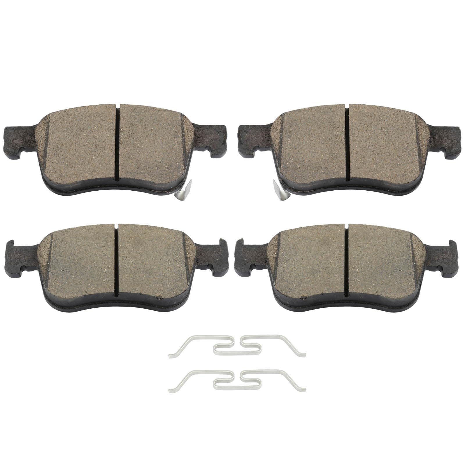 SCITOO D2115 Front Ceramic Brake Pads Sets w/Hardware Replacement For Honda For Accord 2018-2021