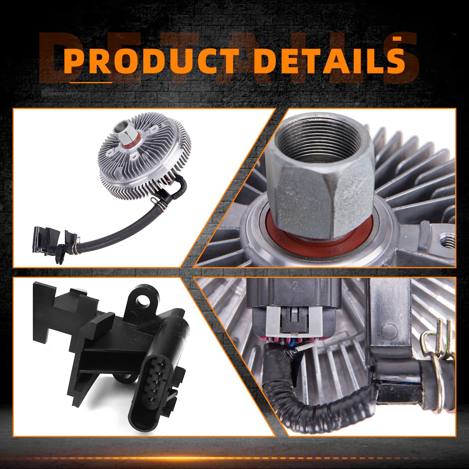 Topaz 25790869 Electronic Radiator Cooling Fan Clutch For 02 03 04 05 06 07 08 09 Chevy Trailblazer Ssr Gmc Envoy Bravada Saab 9