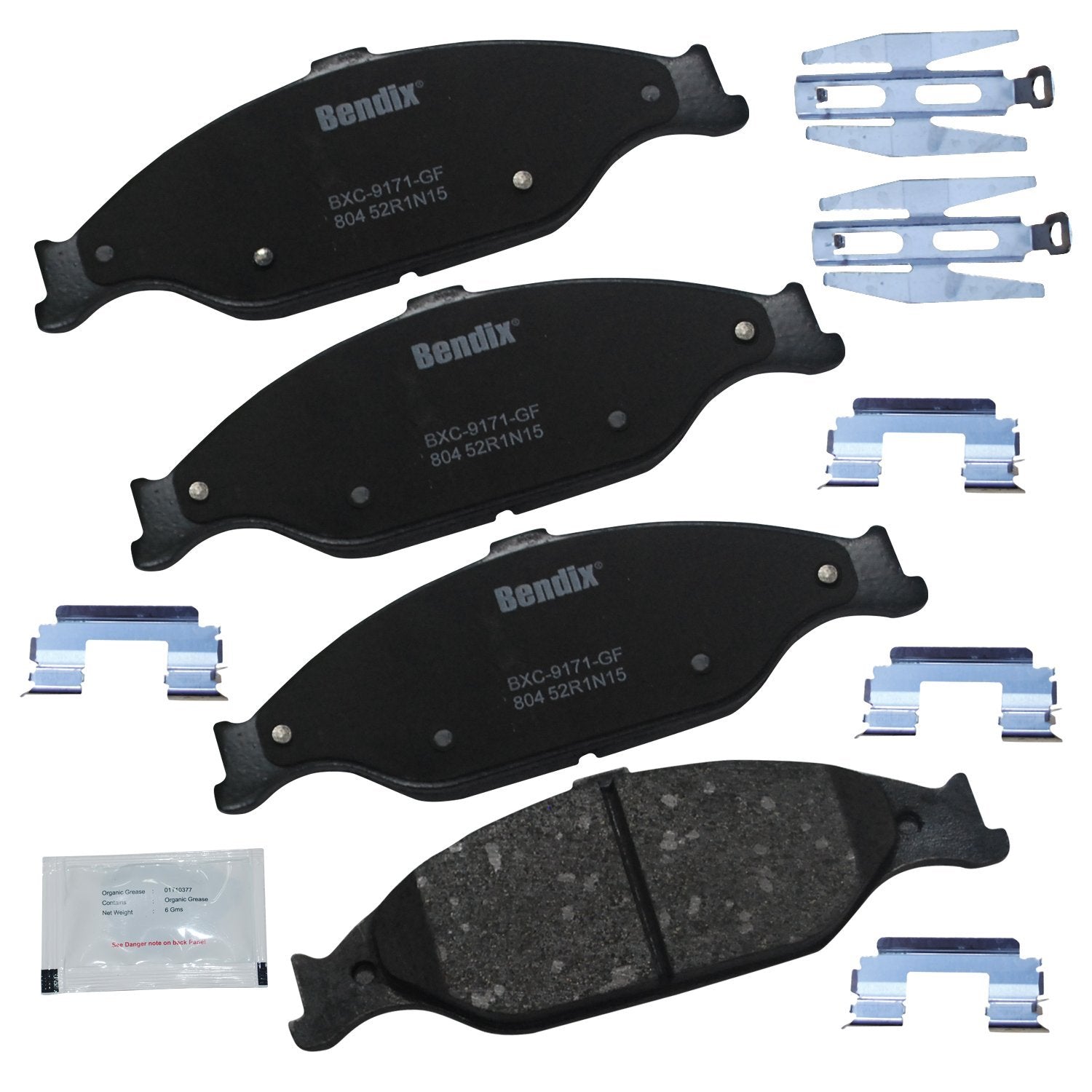 Bendix Priority1 Cfc804 Ceramic Front Brake Pads For Ford Mustang 2004-1999