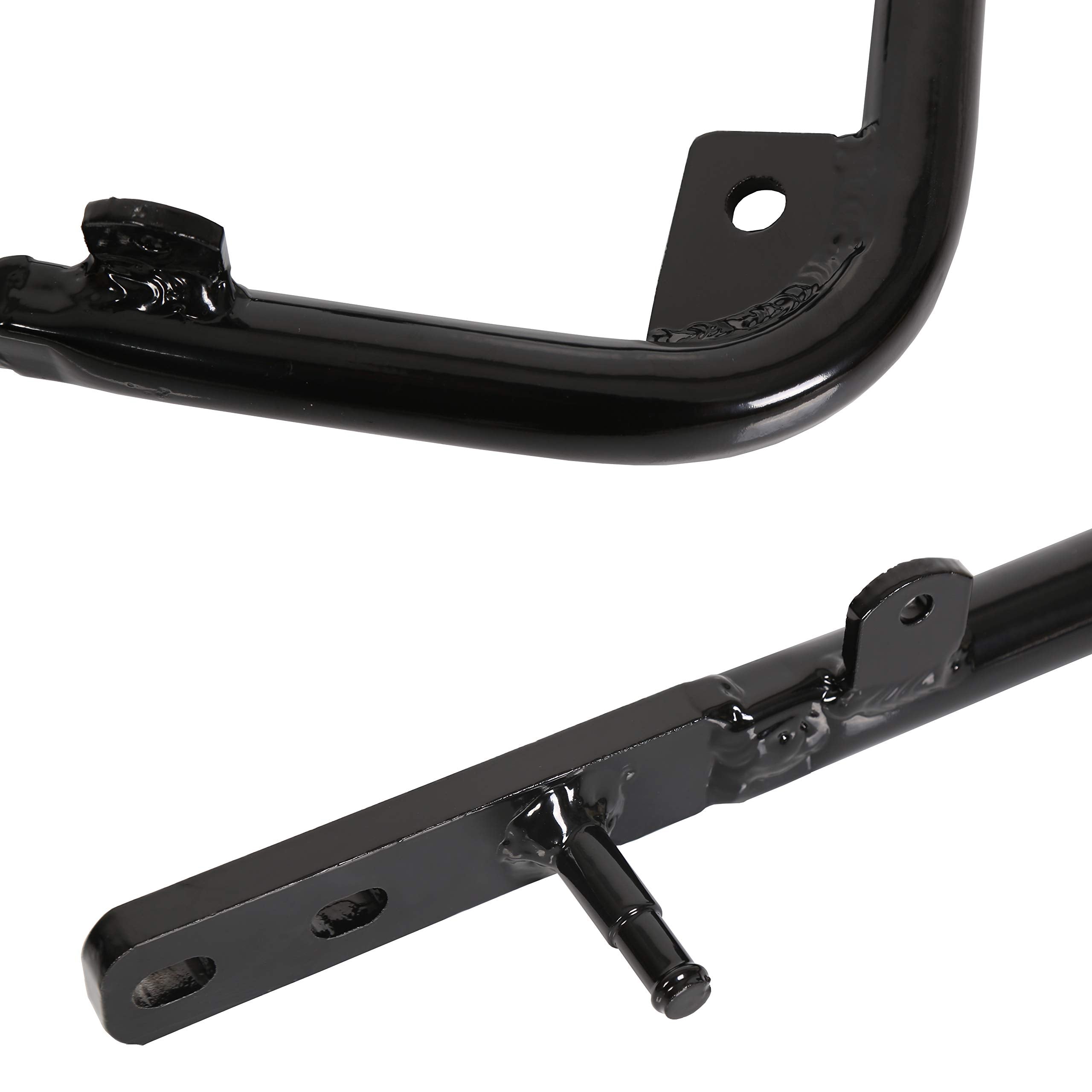 Ecotric Rear Grab Bar Compatible With Yamaha Raptor 700 2006-2020 Yamaha Raptor 700R 2009-2016 Rear Bumper Grab Bar Aluminum