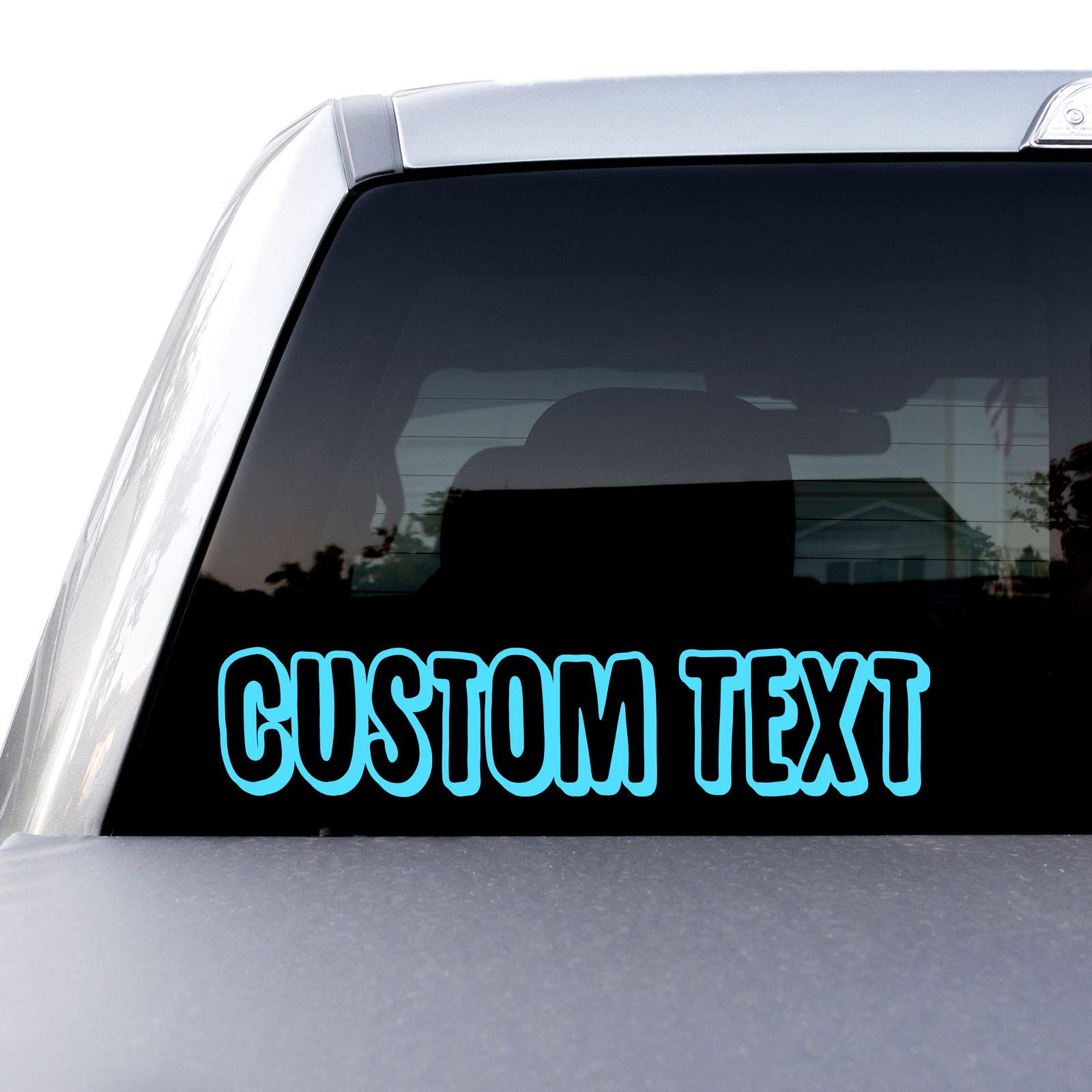 Large Custom Business Name And Website Description Text Decal Sticker For Car Windows, Signs, Schools, Doors, Windshield, Boats,