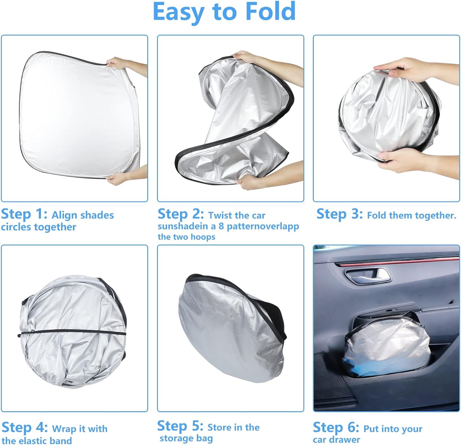 Hohuigo Custom Fit Windshield Sun Shade For Mazda Cx-5 2017-2025 Foldable Sunshade Sun Visor Protector Cx5 Suv Accressories Wind