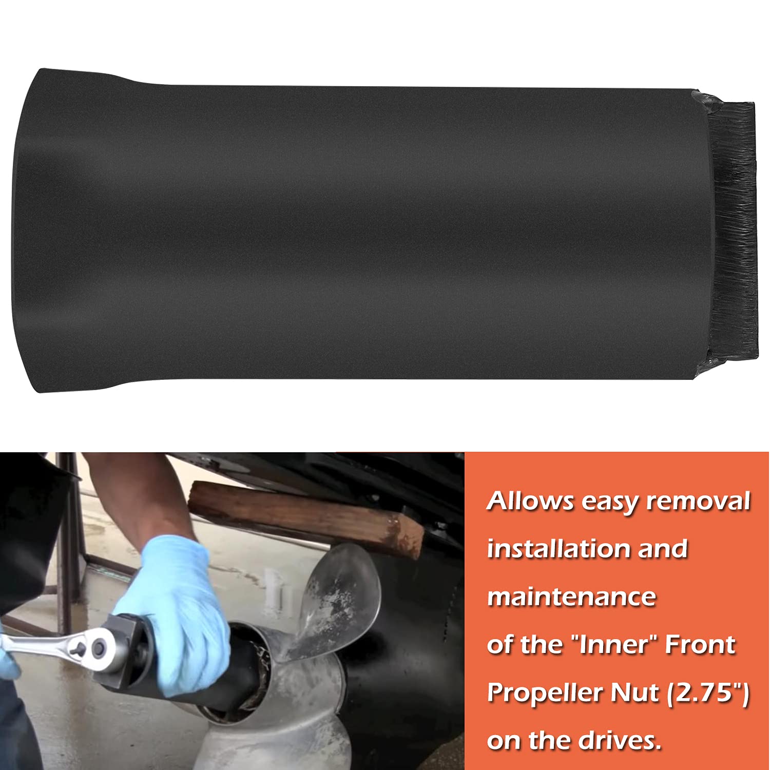Yoursme Bravo 3 Prop Nut Socket Tool Propeller Wrench Fit for Mercruiser Bravo 3 Drive Prop Nut Prop Removal Tool Replace for 80
