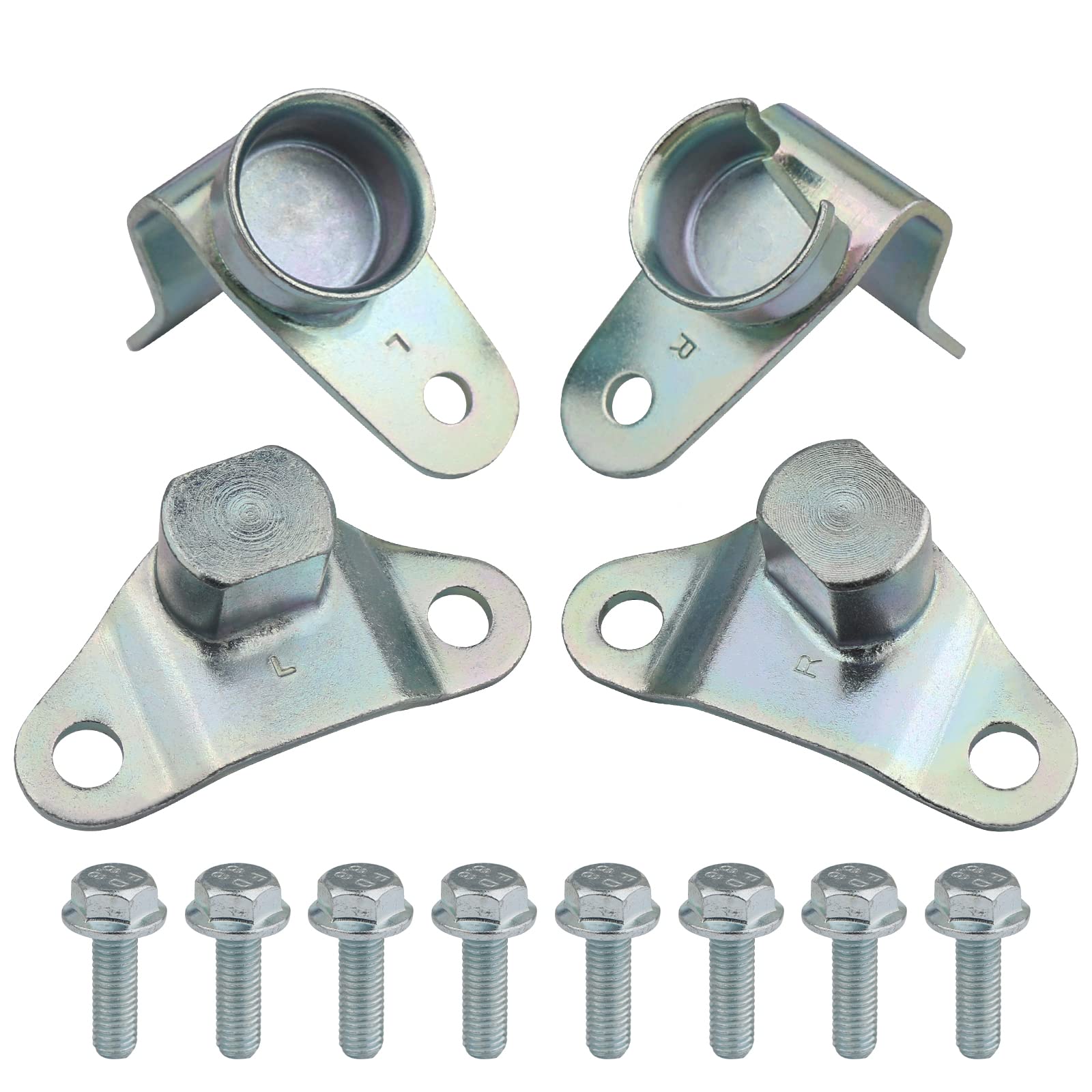 Apperfit Tailgate Hinge Kit Compatible With 1999-2006 Chevy Chevrolet Silverado Gmc Sierra 1500 2500 3500 Pickup Replaces 15074252 15074253 15078745 15078746