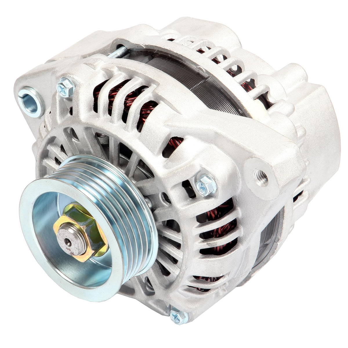 SCITOO Alternator Fit for Honda for Civic 2001-2005 1.7L & for Acura EL 2001-2005 1.7L - 12V 70 Amp CCW 6-Groove Pulley, Replace
