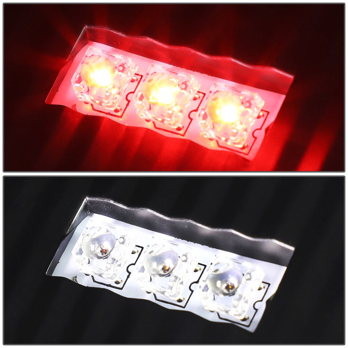 DNA MOTORING TL-DRAM07-LED-RD3D-BK-CL LED 3D Tail Light Assembly Driver & Passenger Side [Compatible with 07-08 Ram 1500 2500 3500]