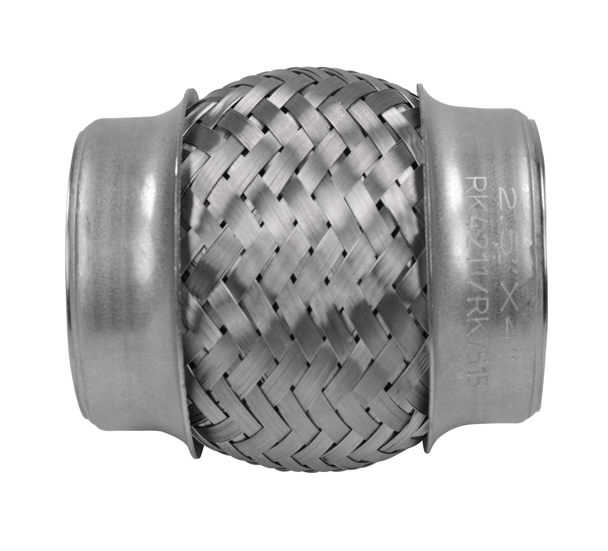 Rp Remarkable Power, Rk7515-2.5'' X 4'' Heavy Duty Stainless Steel Exhaust Flex Pipe