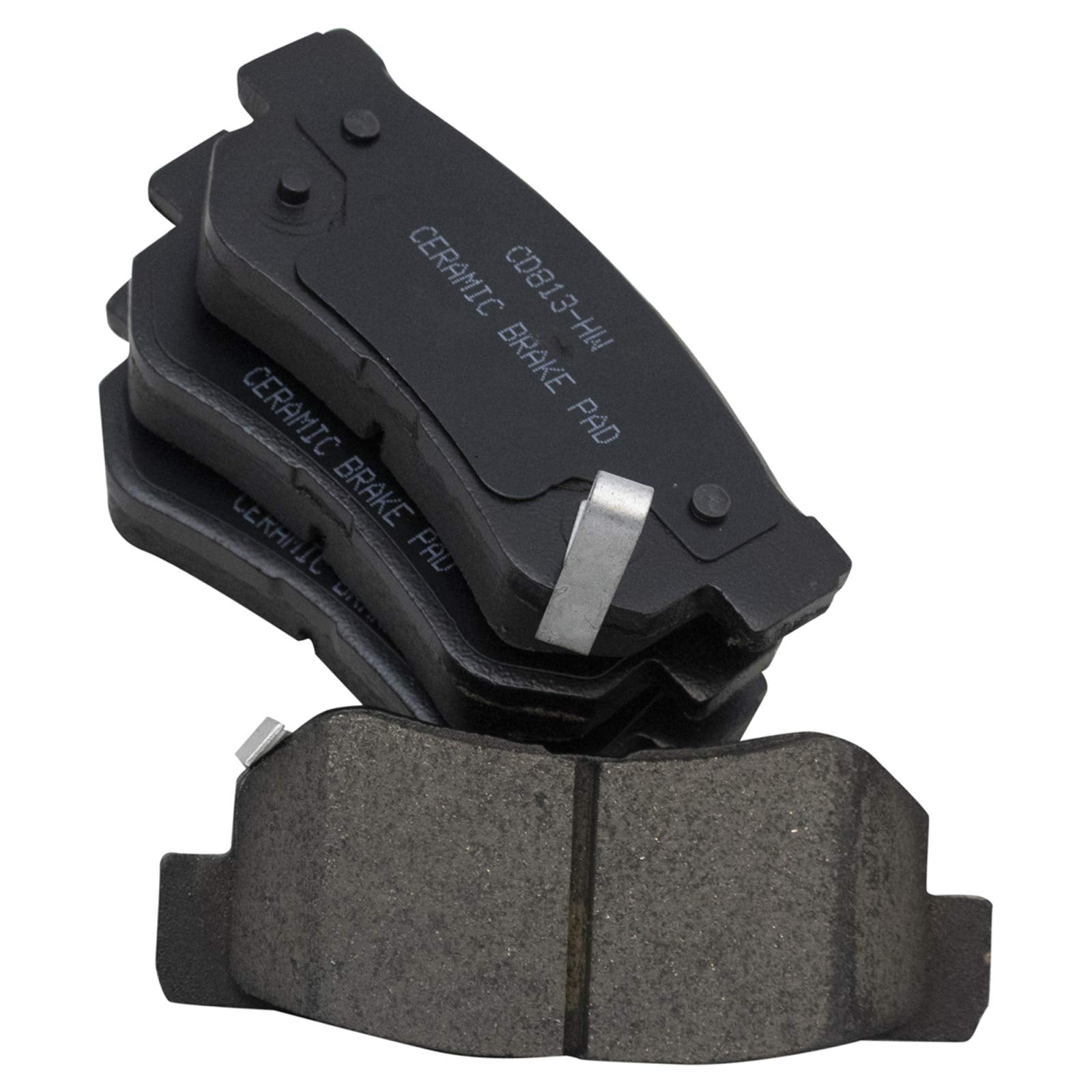 TRQ Rear Posi Ceramic Brake Pad Kit Set for Amanti/Azera/Elantra/Optima/Santa Fe/Sonata/Sportage/Tucson / XG300 / XG350