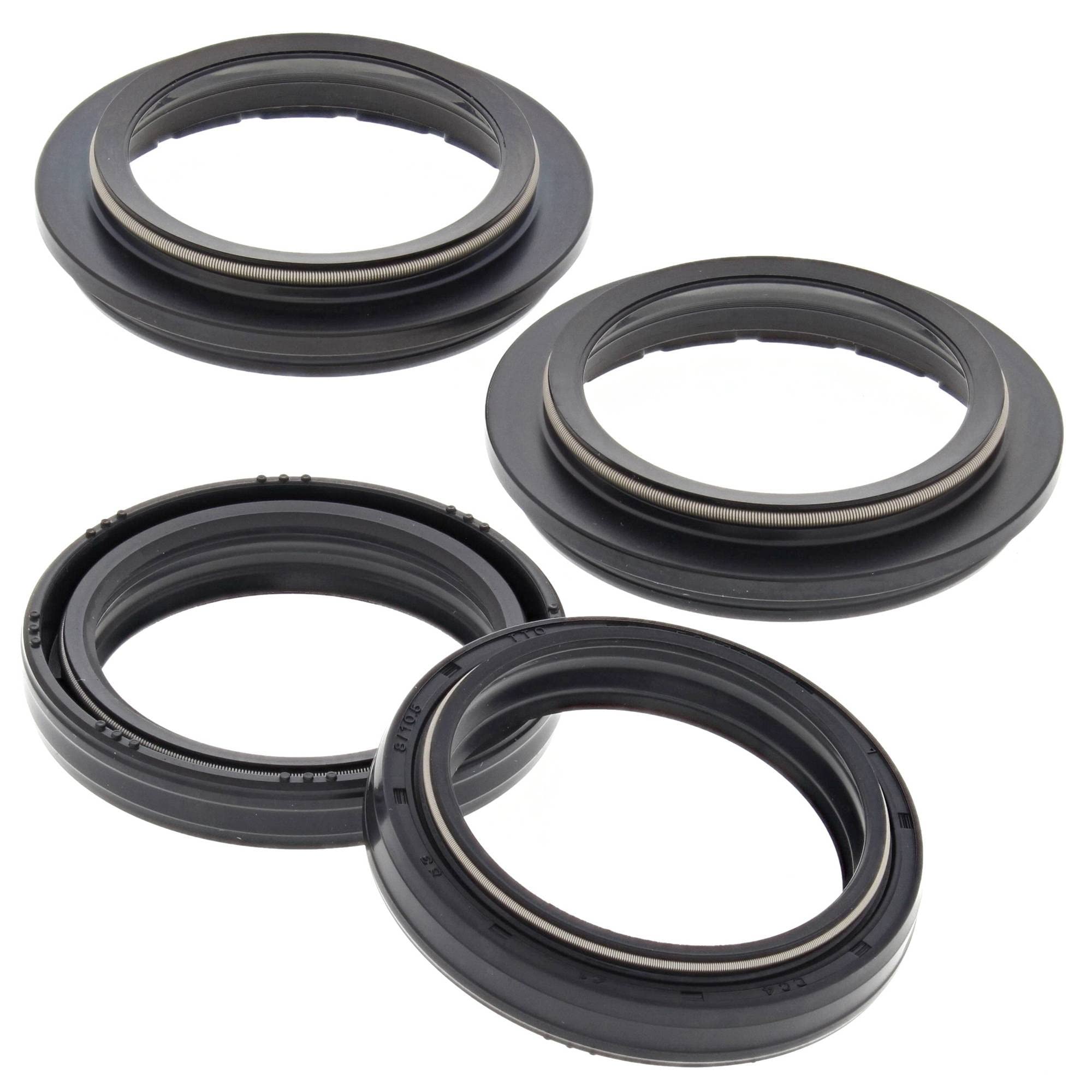 All Balls Racing 56-129 Fork & Dust Seal Kit Compatible With/Replacement For Honda, Kawasaki, Suzuki, Yamaha