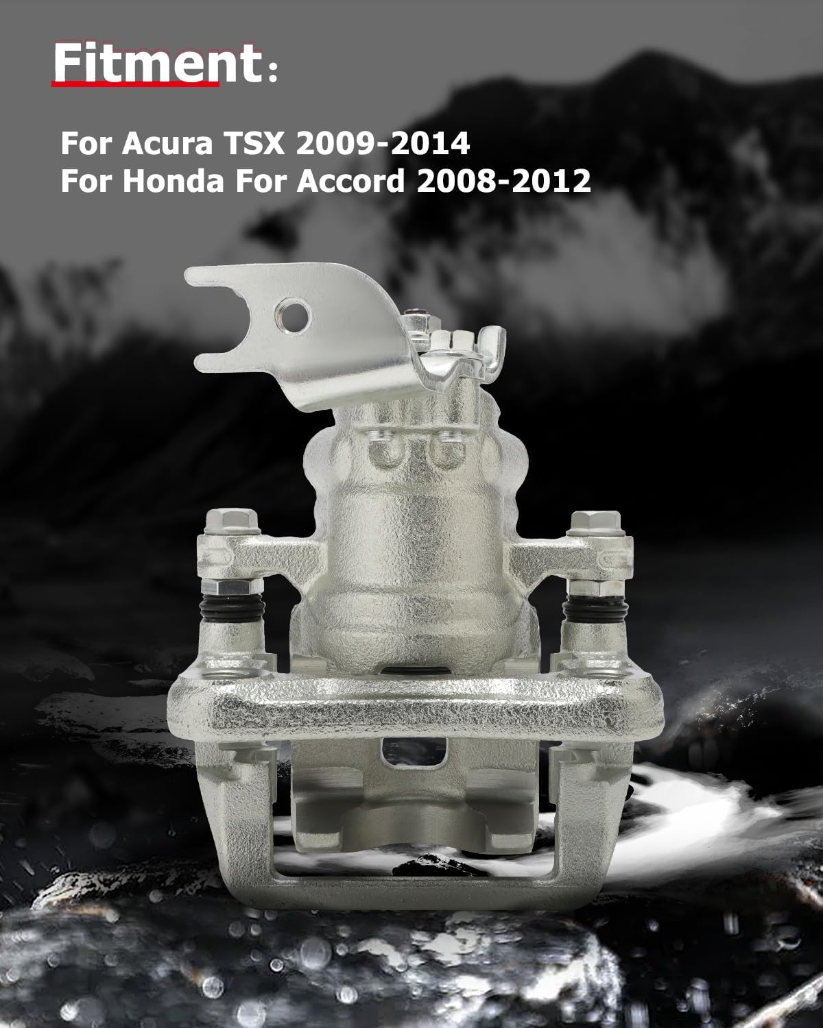 cciyu 19B3359 Rear Left Brake Caliper With Bracket For Acura For TSX 2009-2014,For Honda For Accord 2008-2012