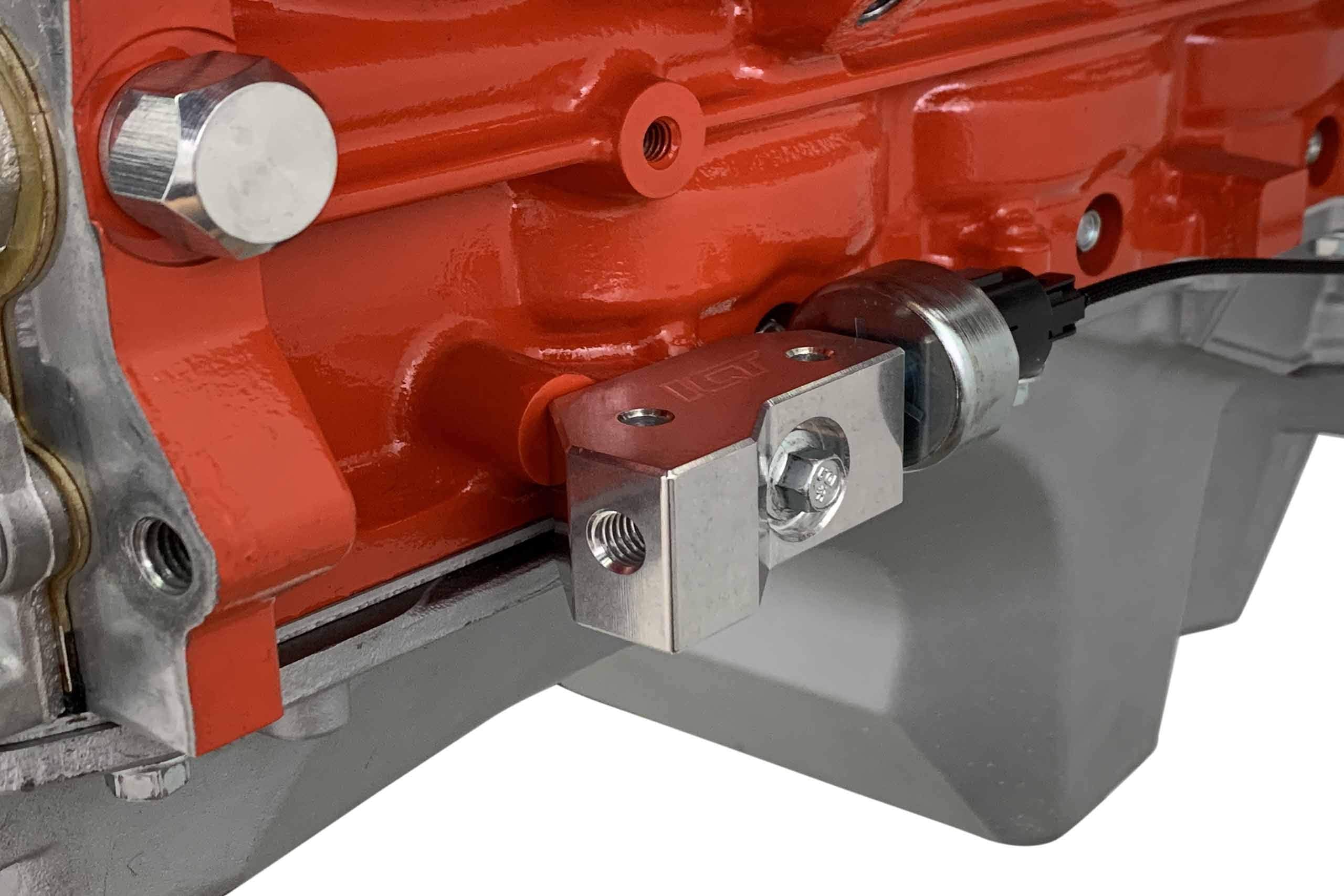 ICT Billet LS Gen III Knock Sensor Relocation Brackets Billet Aluminum Compatible with GM LS Gen 3 Engines LS1 LM7 LR4 LQ4 LS6 L59 LQ9 LM4 551216-KN30