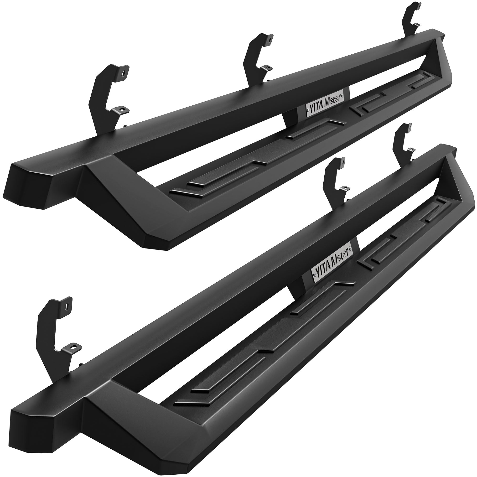 Yitamotor Running Boards Compatible With 2019-2025 Chevy Silverado/Gmc Sierra 1500, 2020-2025 Silverado/Sierra 2500Hd 3500Hd Dou