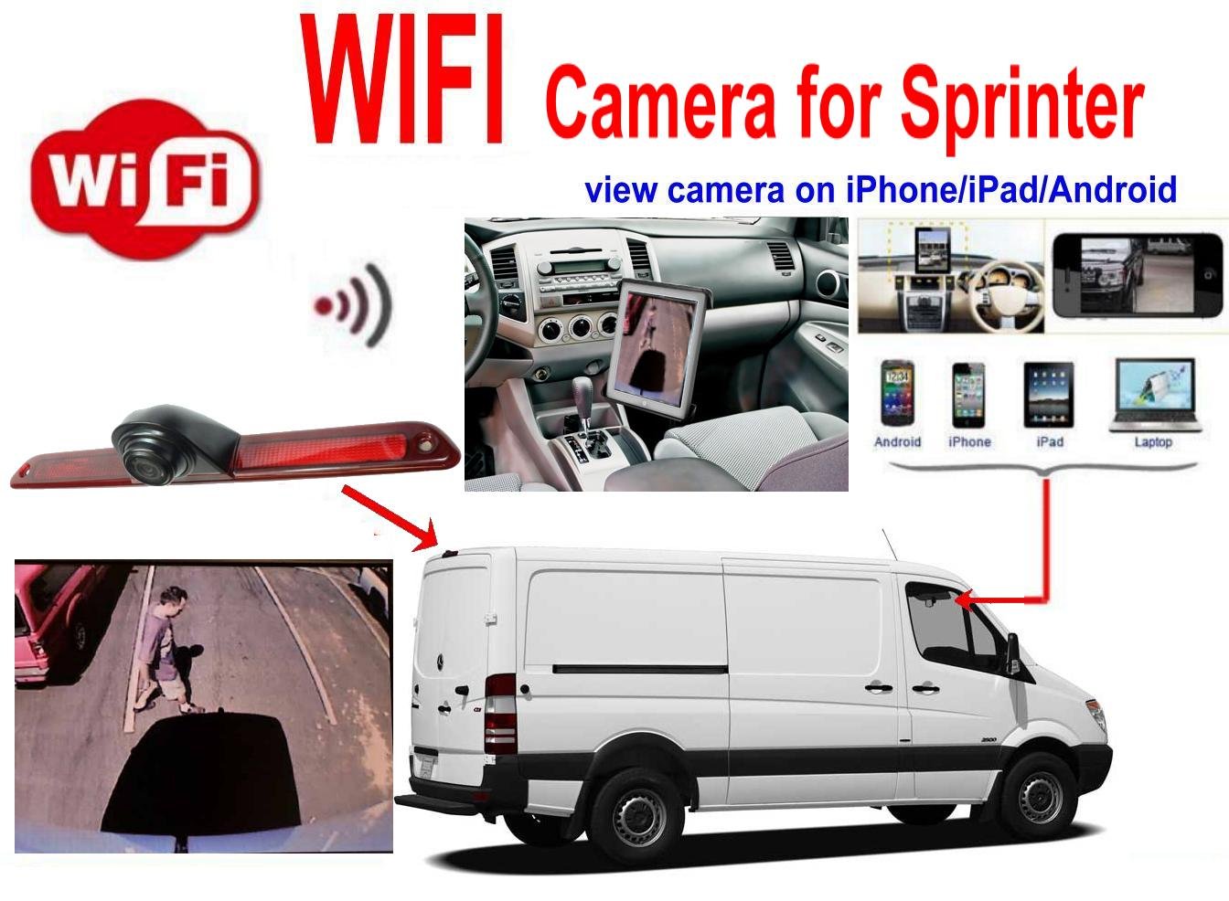 Sprinter Backup Camera (Wifi Camera View On Smart Phone)