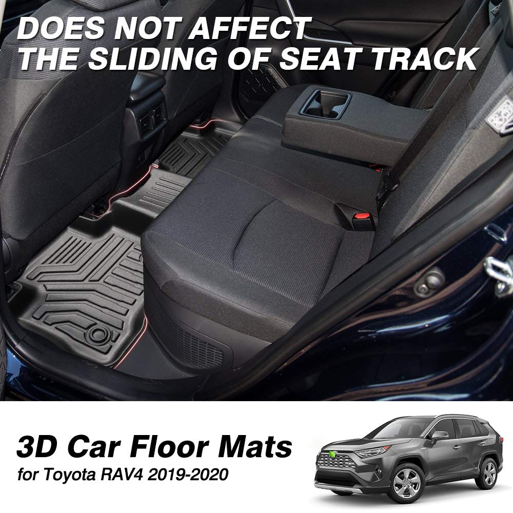 Powerty Floor Mats For 2024 2025 Chevrolet/Chevy Trax Accessories All Weather Floor Liner 3D Tpe 1St & 2Nd Row Floor Mat Heavy-D