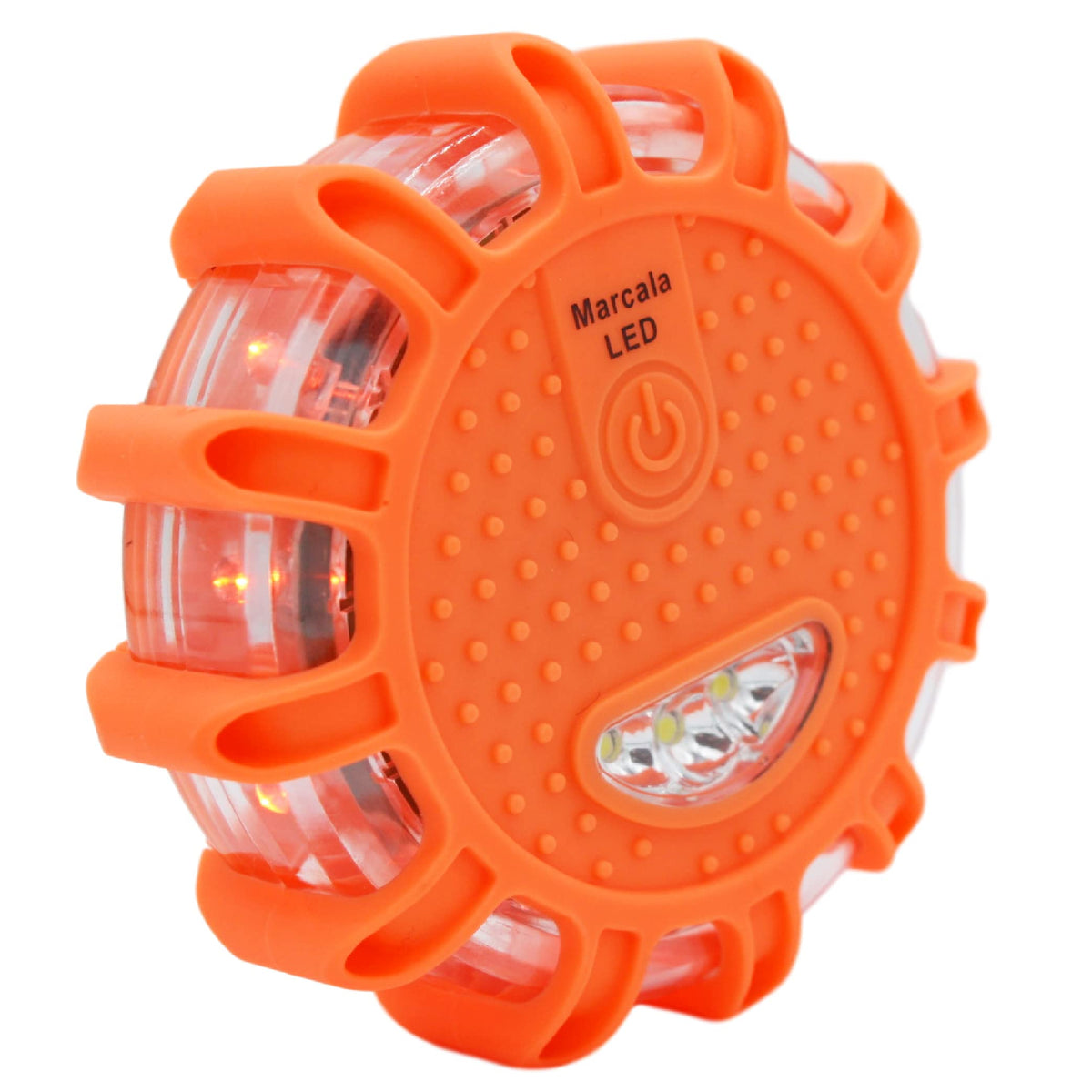 Marcala Led Road Flare 1-Pack  Dot Compliant Led Road Flares Car Emergency Kit  Emergency Flares Kit W/Batteries Installed  Road