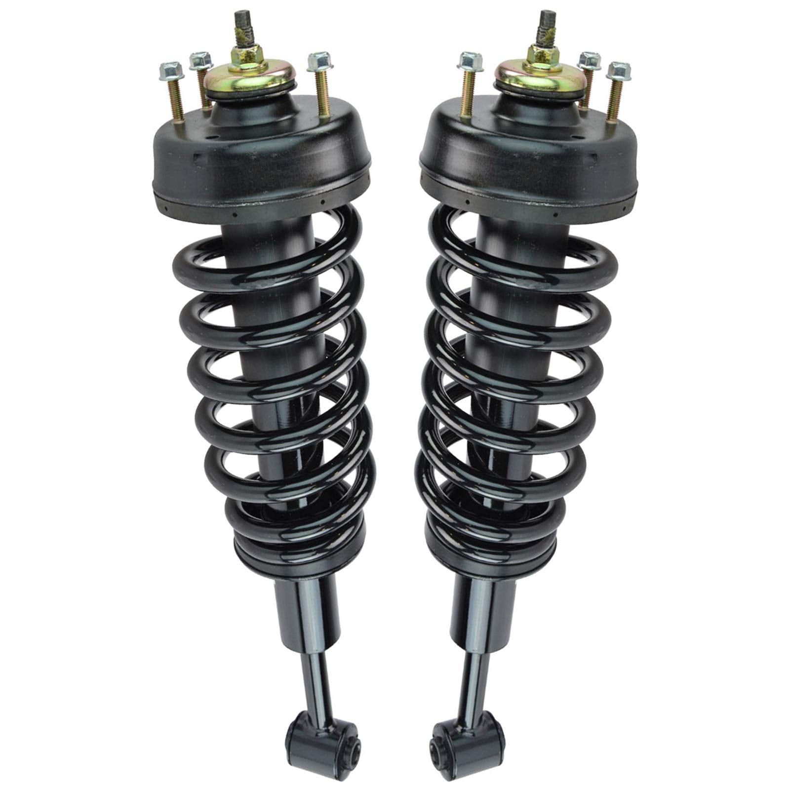 Trq Front Strut & Coil Spring Assembly Set Driver & Passenger Sides Compatible With 06-10 Ford Explorer Mercury Mountaineer