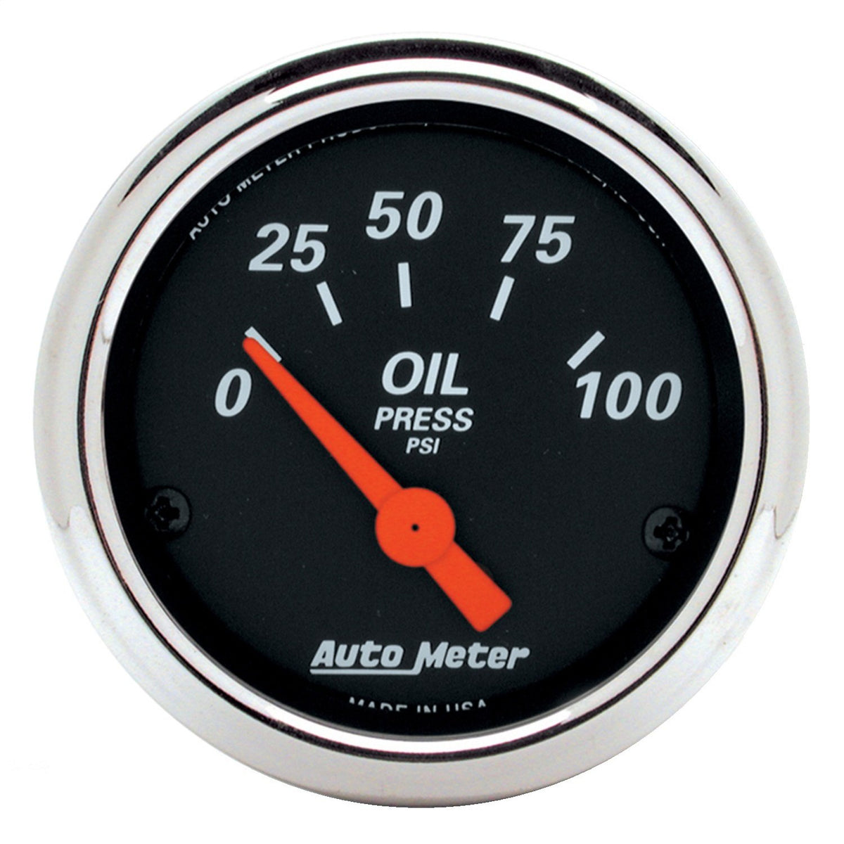 Auto Meter 1426 Designer Black Oil Pressure Gauge,2.3125 In.