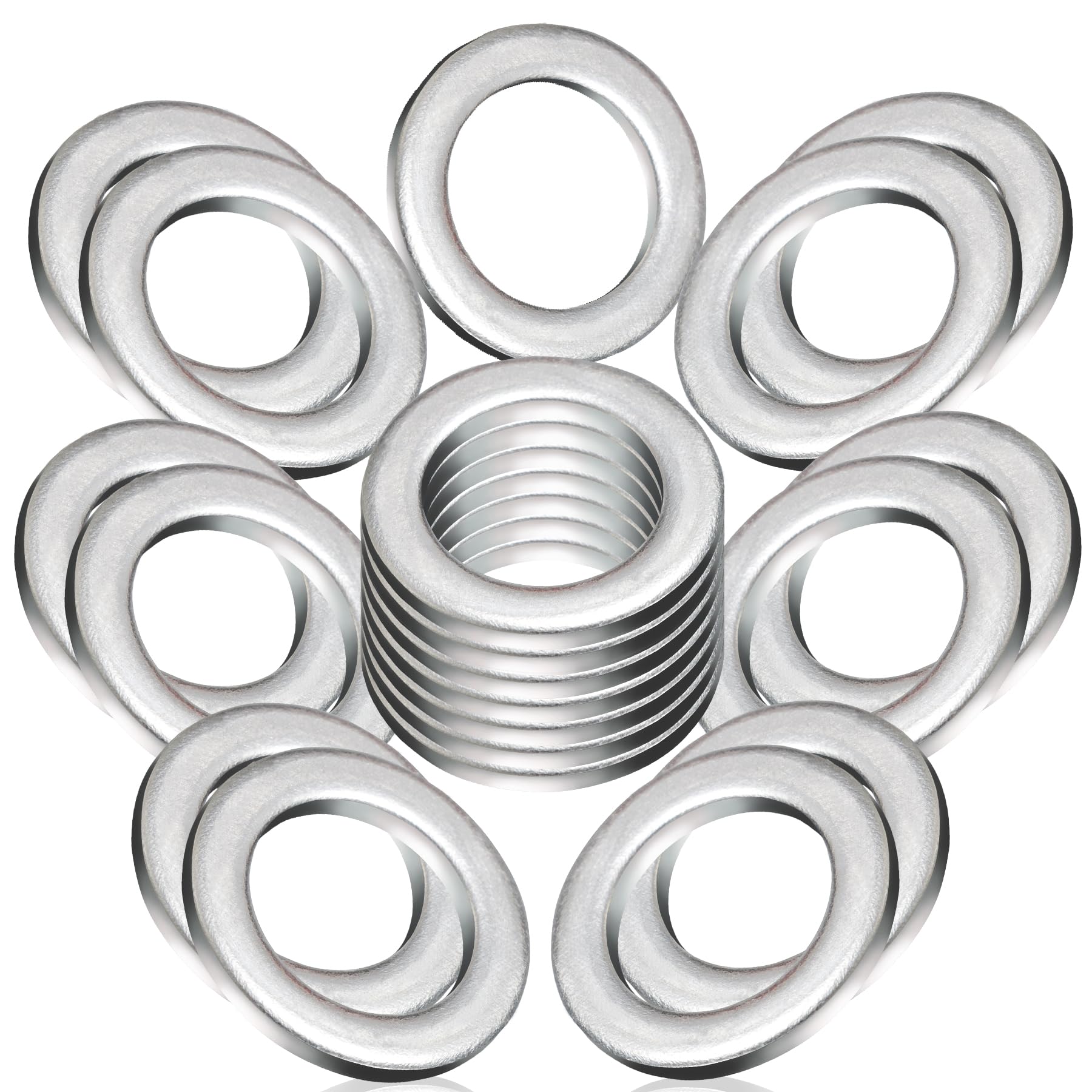 20-Pack 14Mm Oil Drain Plug Gasket Crush Washers - Premium Seal Replacement For Mazda 2/3/5/6, Cx-3/Cx-30/Cx-5/Cx-7/Cx-9, Mpv, M