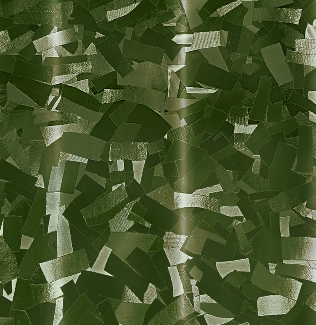 Vvivid Vinyl Camouflage Pattern Wrap Air-Release Adhesive Film Sheets (100Ft X 5Ft, Forest Green Forged Composite Carbon)