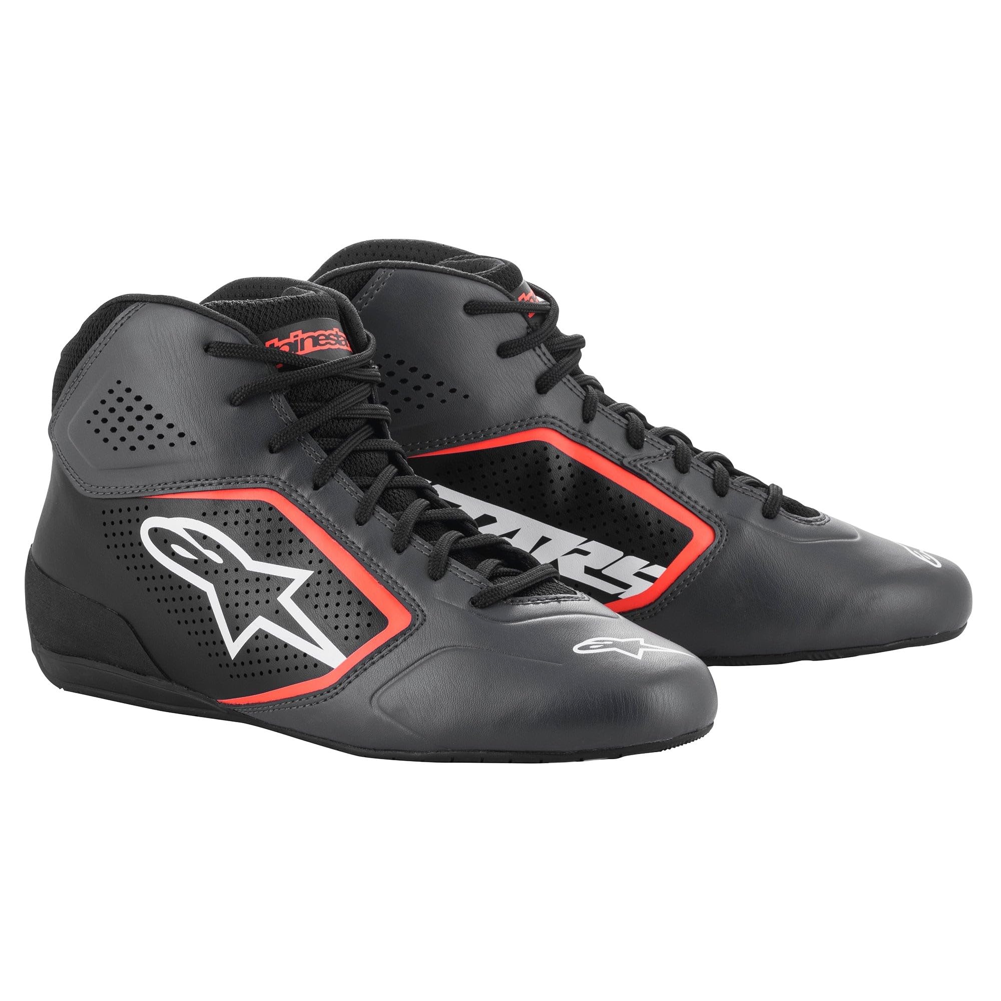 Alpinestars TECH-1 K START V2 SHOES - ASPH BLK ONG FL - 8.5