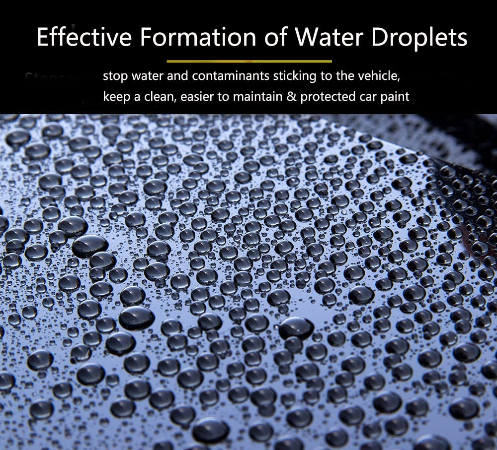 Weica Car Wax Black Solid For Black Cars, Carnauba Car Wax Kit Cleaner, Car Waxing Scratch Resistance Auto Ceramics Coating 180G With Free Waxing Sponge And Towel-Black