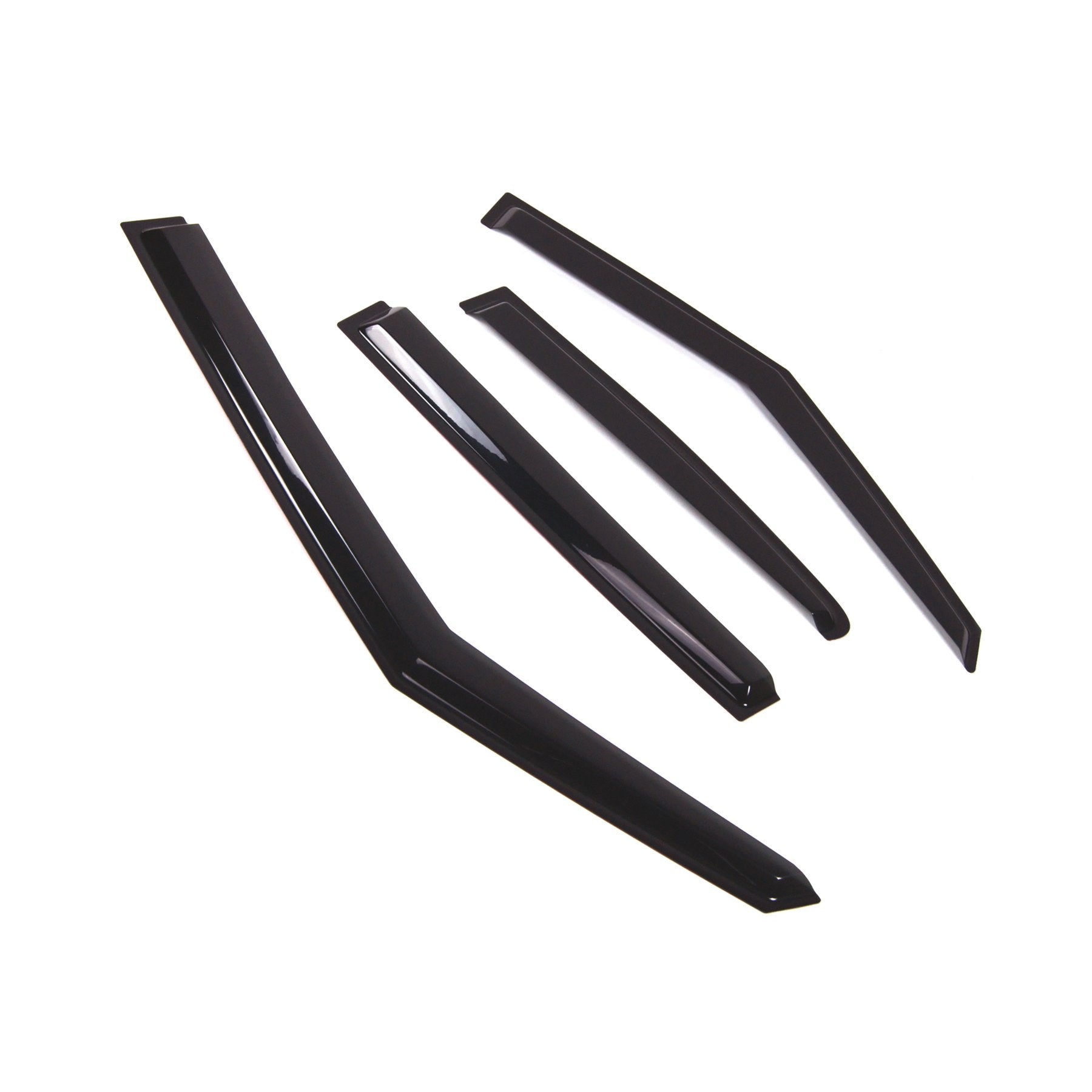 Tuningpros Outside Mount Window Vent Visors Rain Guards Compatible With Hyundai Veloster 2011-2016 | Side Window Wind Deflectors