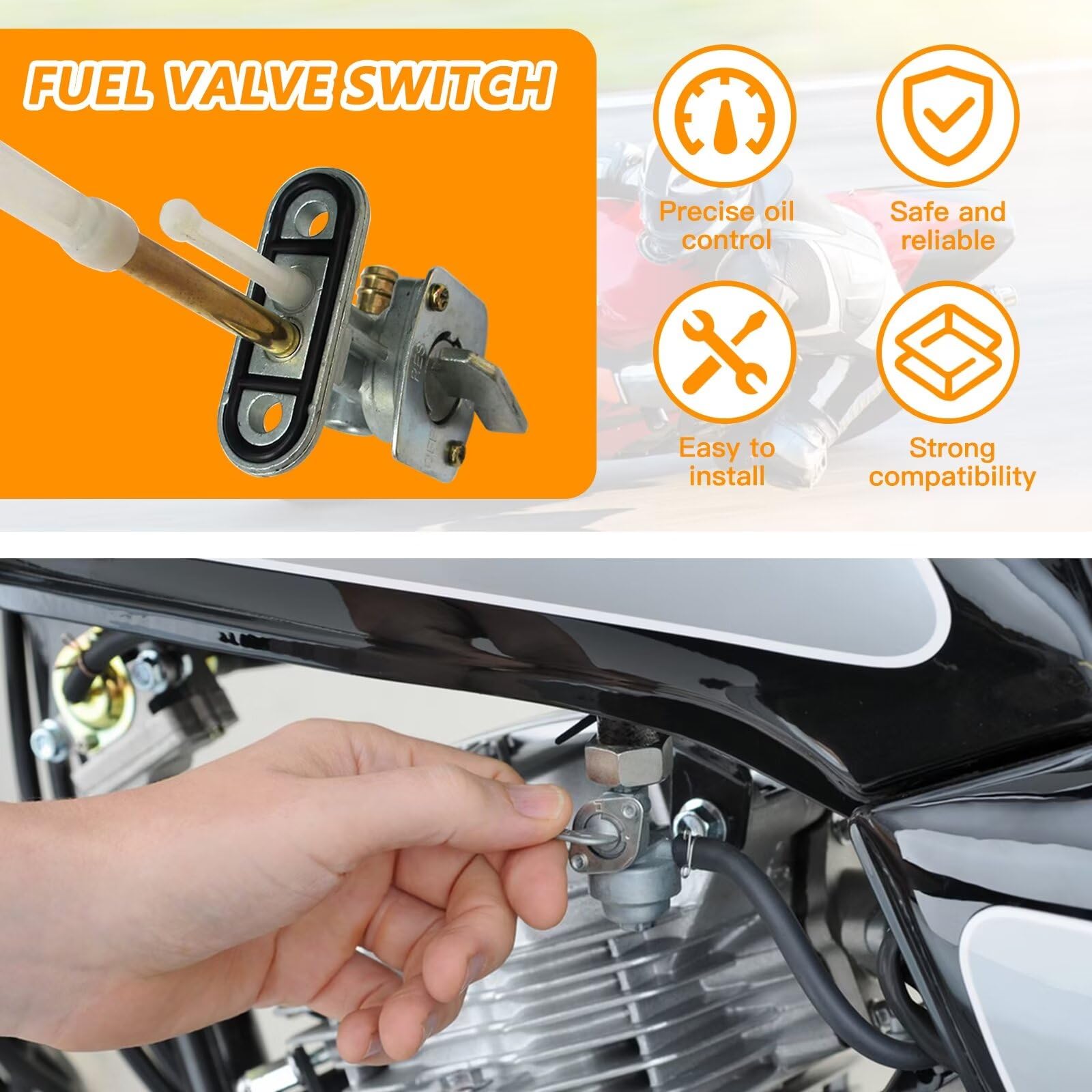 NEW! Premium Fuel Petcock Valve For Suzuki LTZ 400 Quadsport Z400 2003-2008