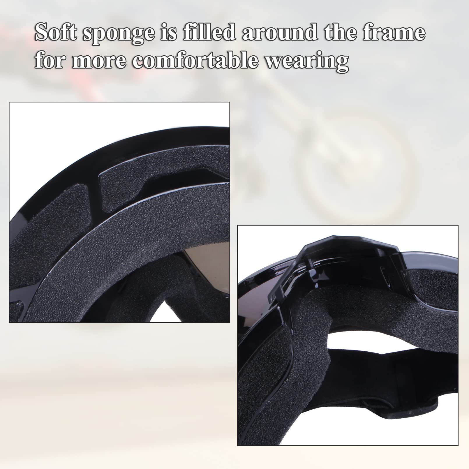 Xyop Motorcycle Goggles, Atv Dirtbike Eyewear - Anti-Fog, Uv400 Polarized Motocross & Off-Road Riding - Durable Mx Goggles For Y